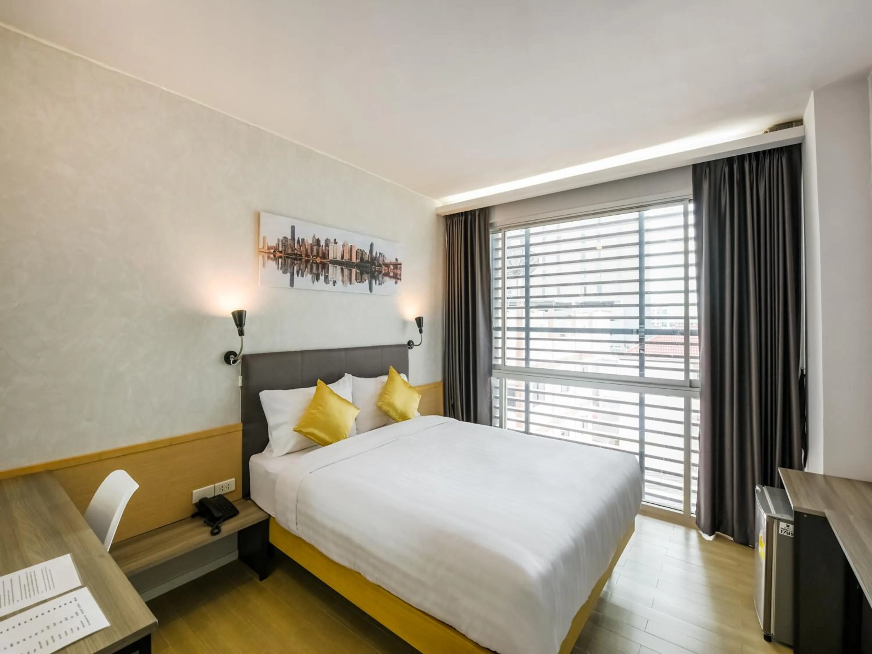 Bed in Kitzio House Hotel Huai Kwang