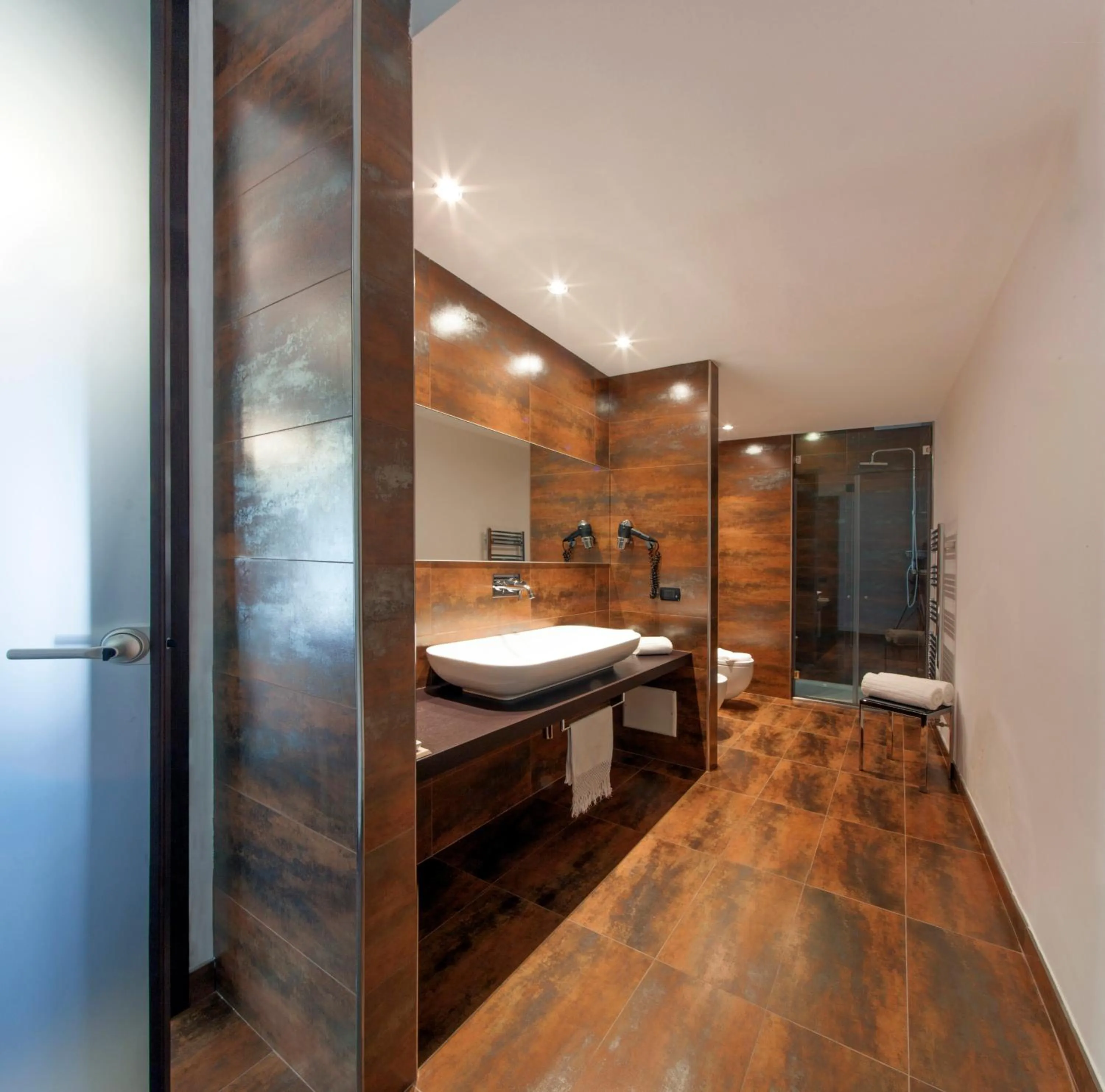 Bathroom in San Giorgio Palace Hotel Ragusa Ibla