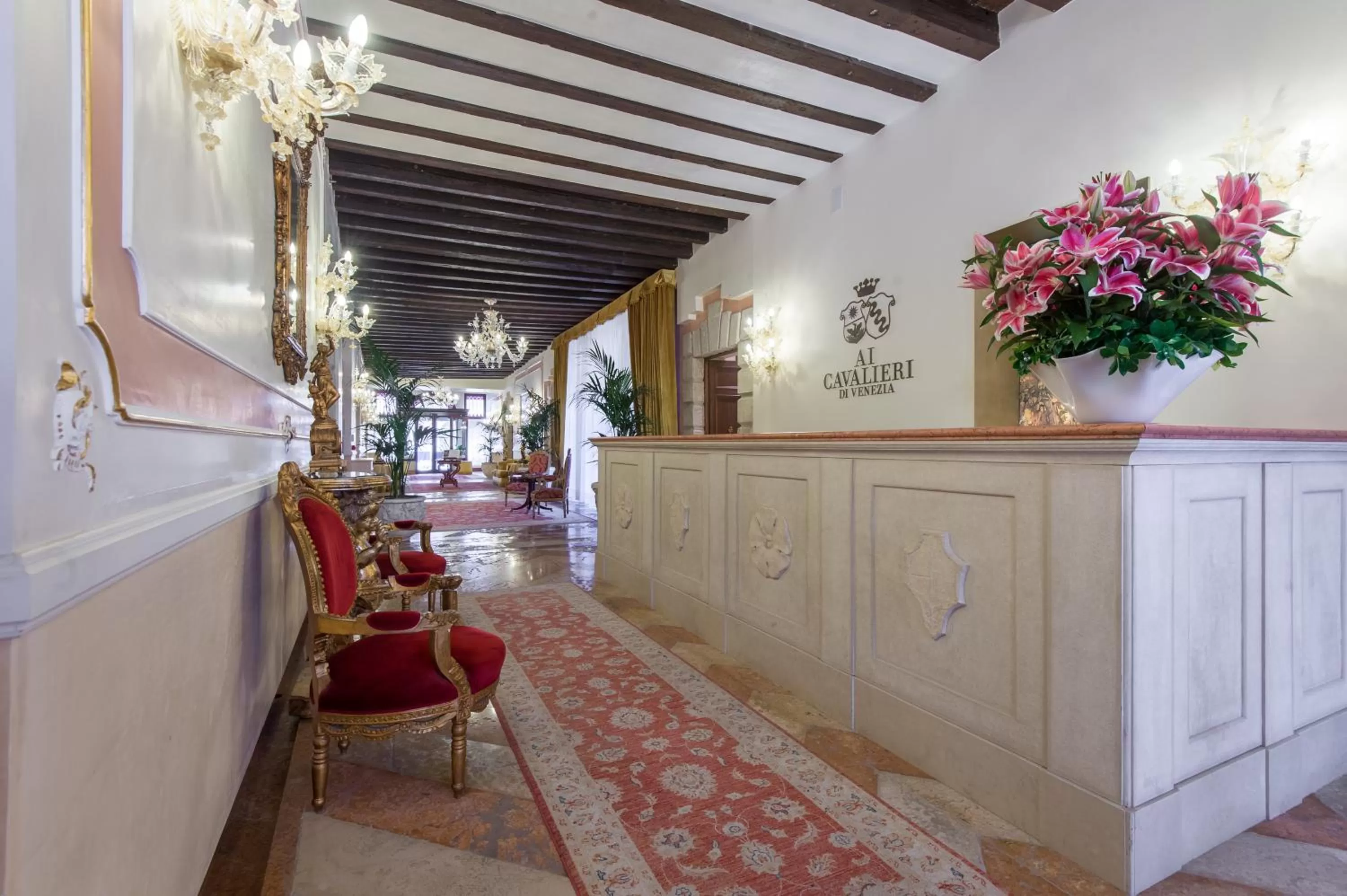 Lobby or reception in Hotel Ai Cavalieri di Venezia