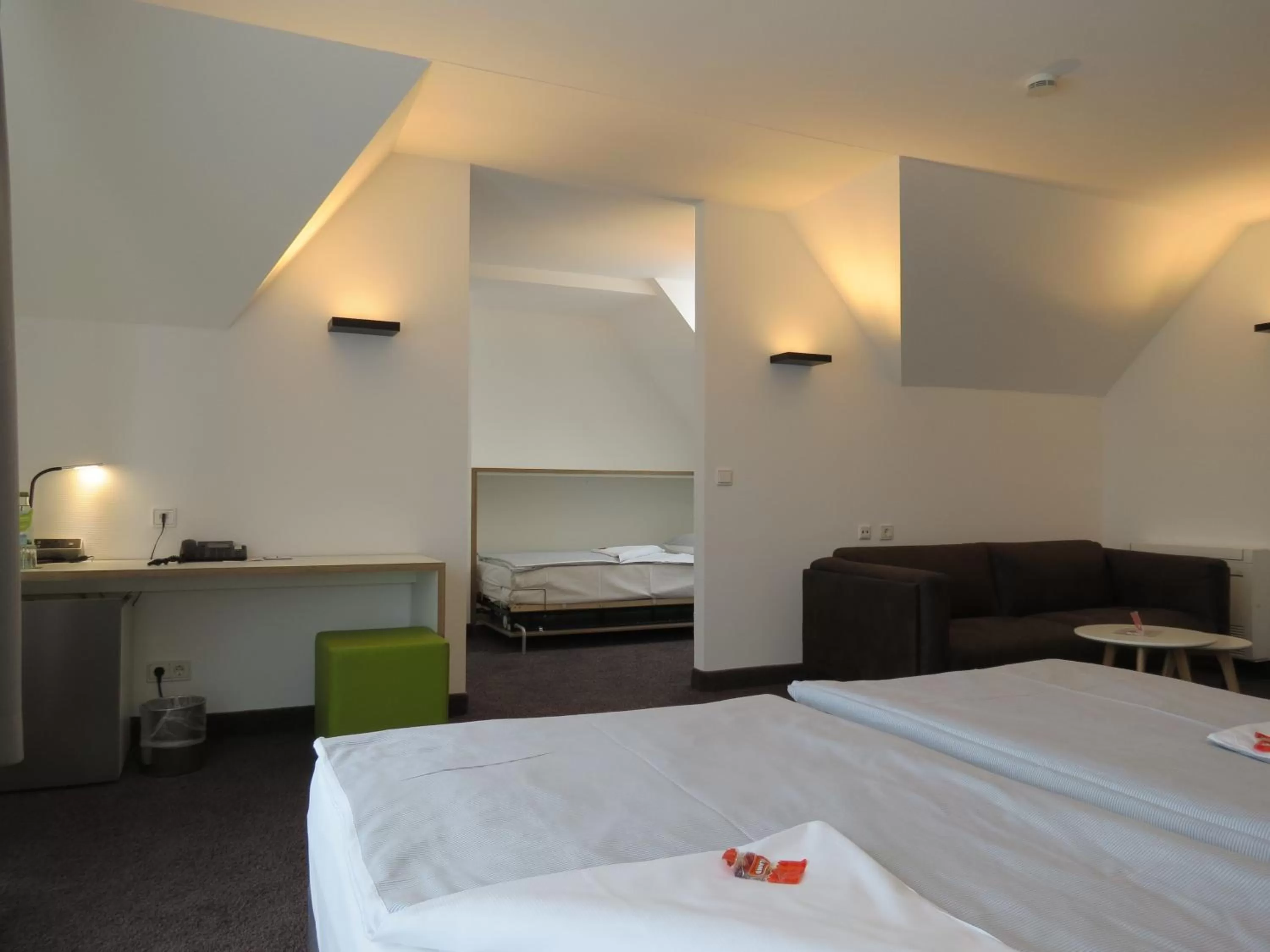 Bed in Comfor Hotel Ulm City
