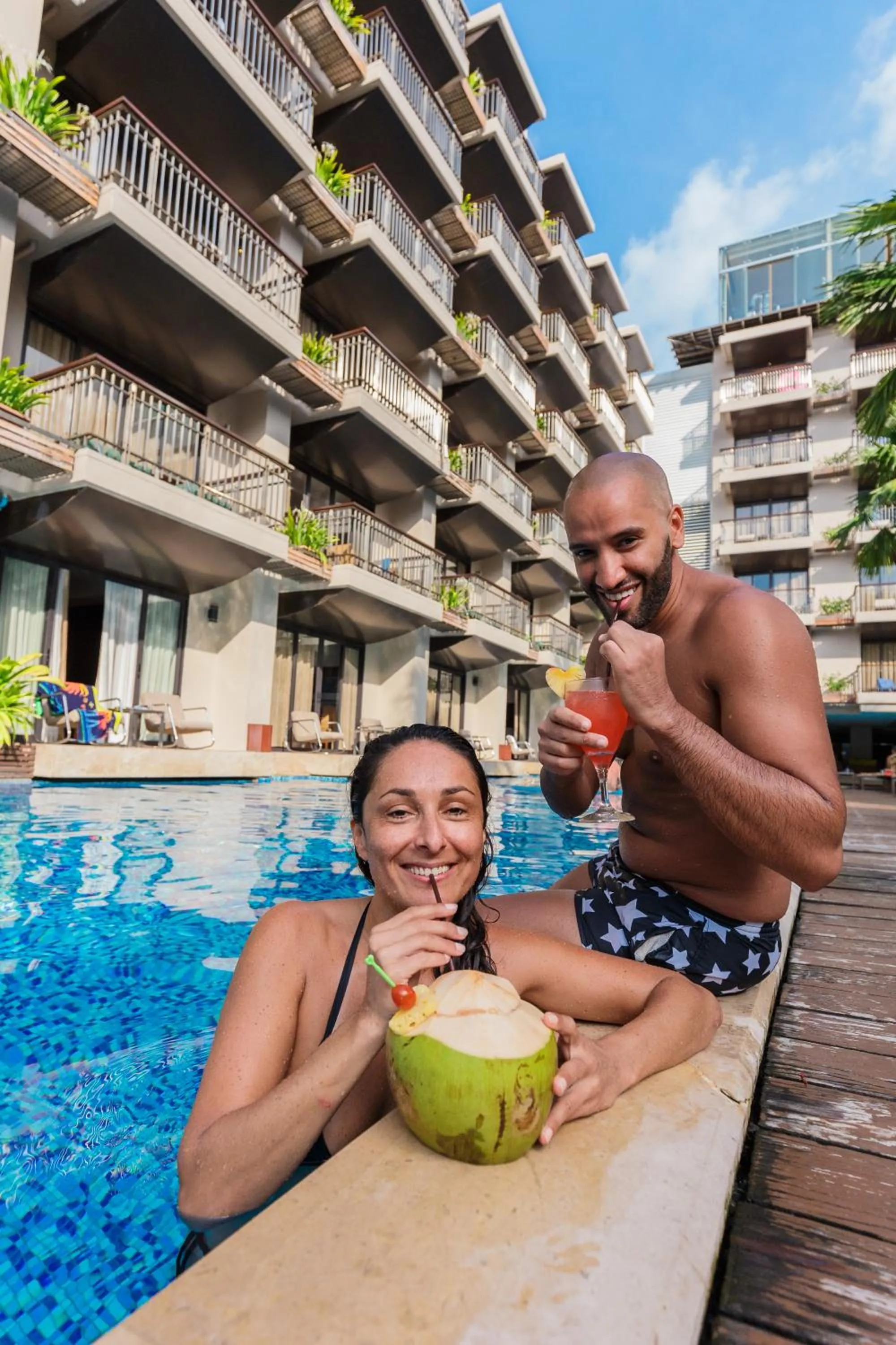 Swimming pool in Baan Laimai Beach Resort & Spa - SHA Extra Plus