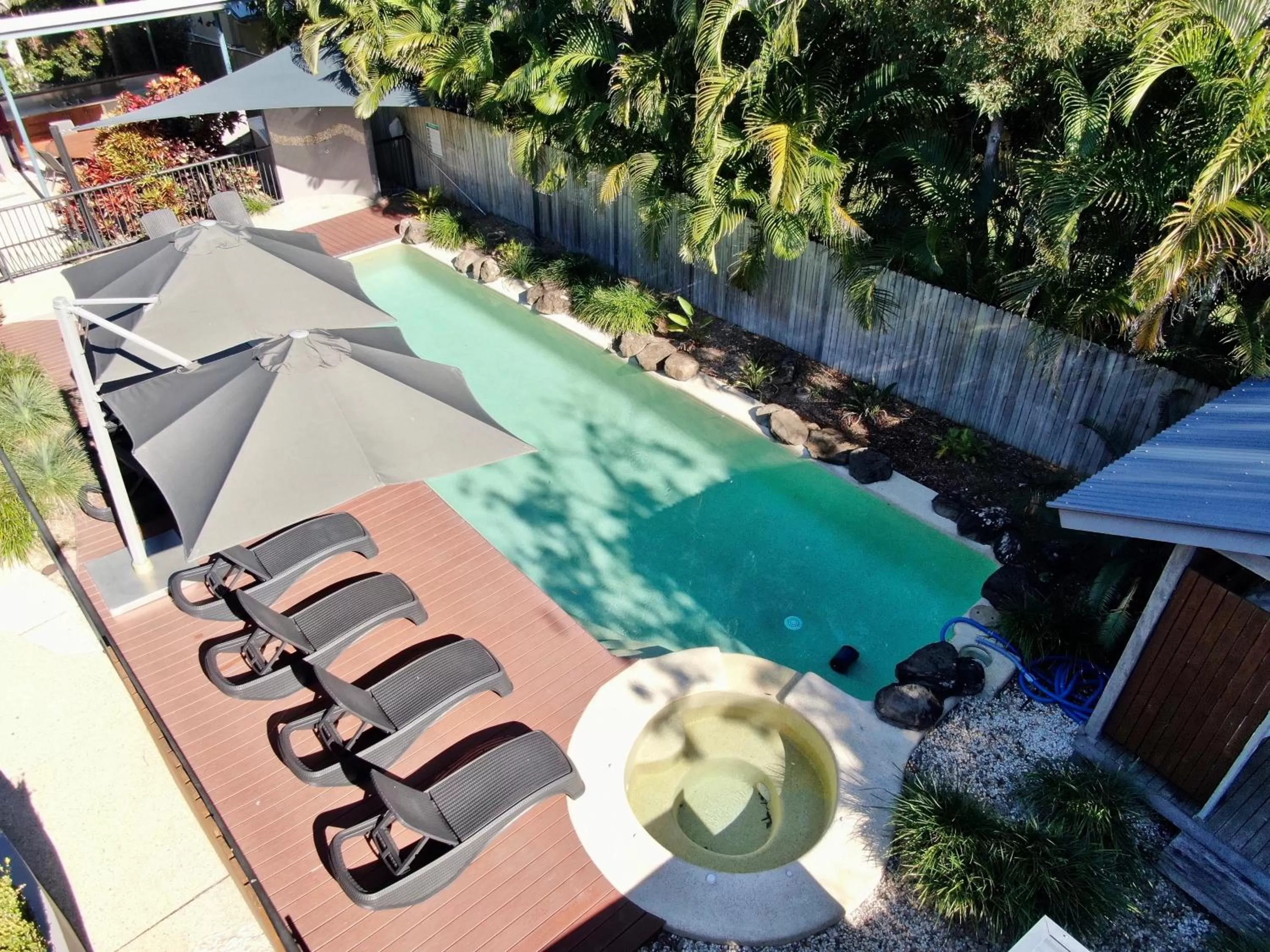 Swimming pool in The Byron Beachcomber