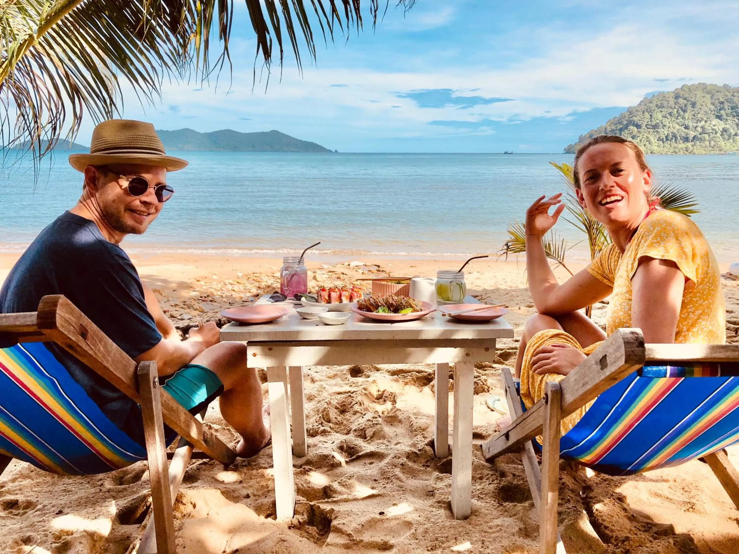 People in Indie Beach Bungalows