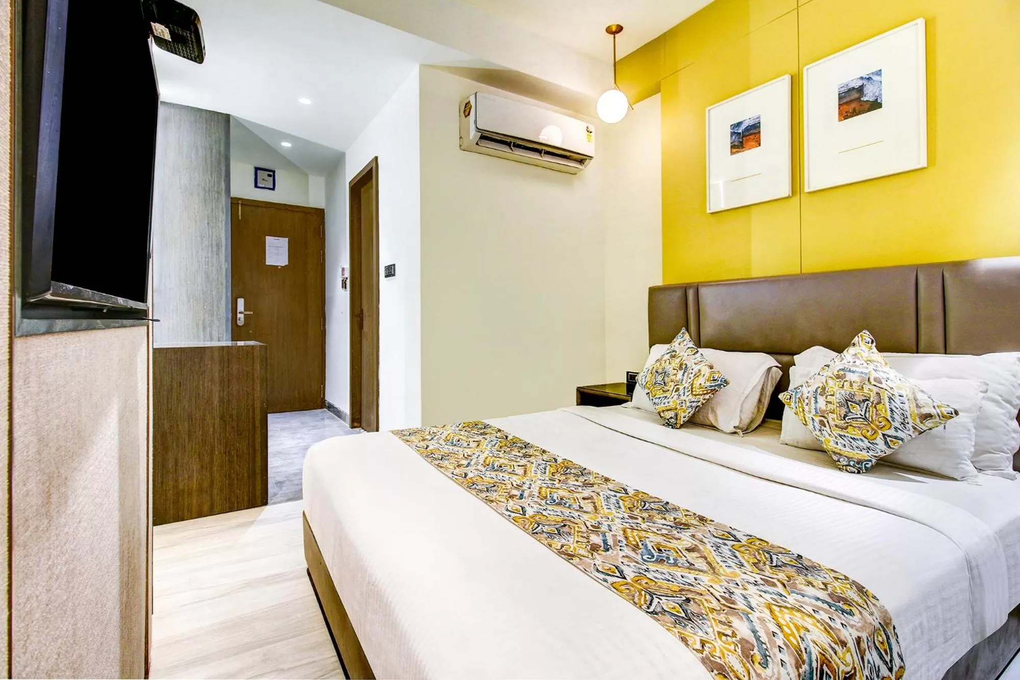 Bed in FabHotel Prime Oasis Blue