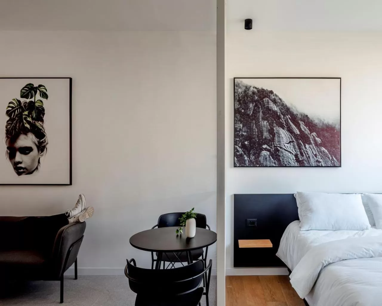 Living room in DeBlox living - Ben Avigdor Apartments