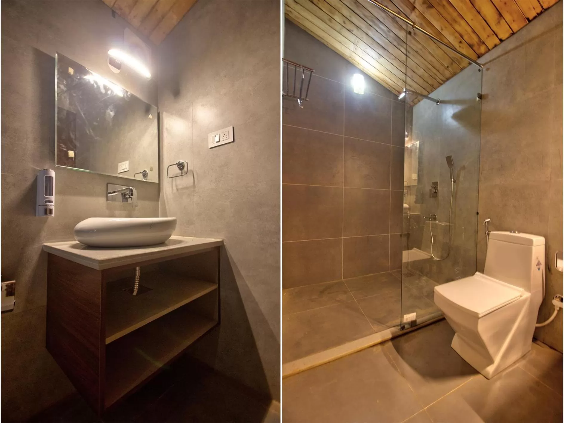 Shower in Oceano Beach Resort