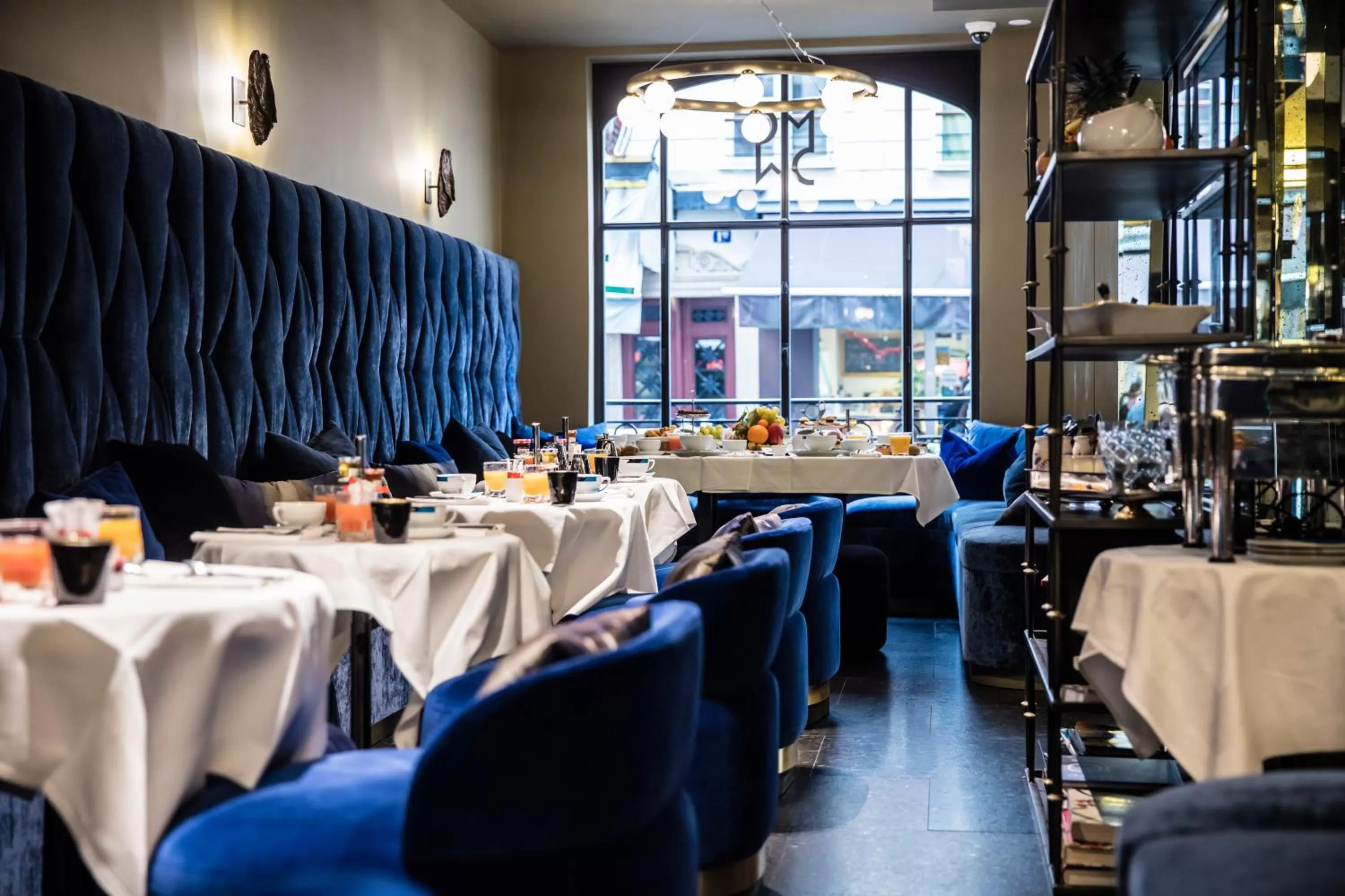 Buffet breakfast in Monsieur Cadet Hotel & Spa