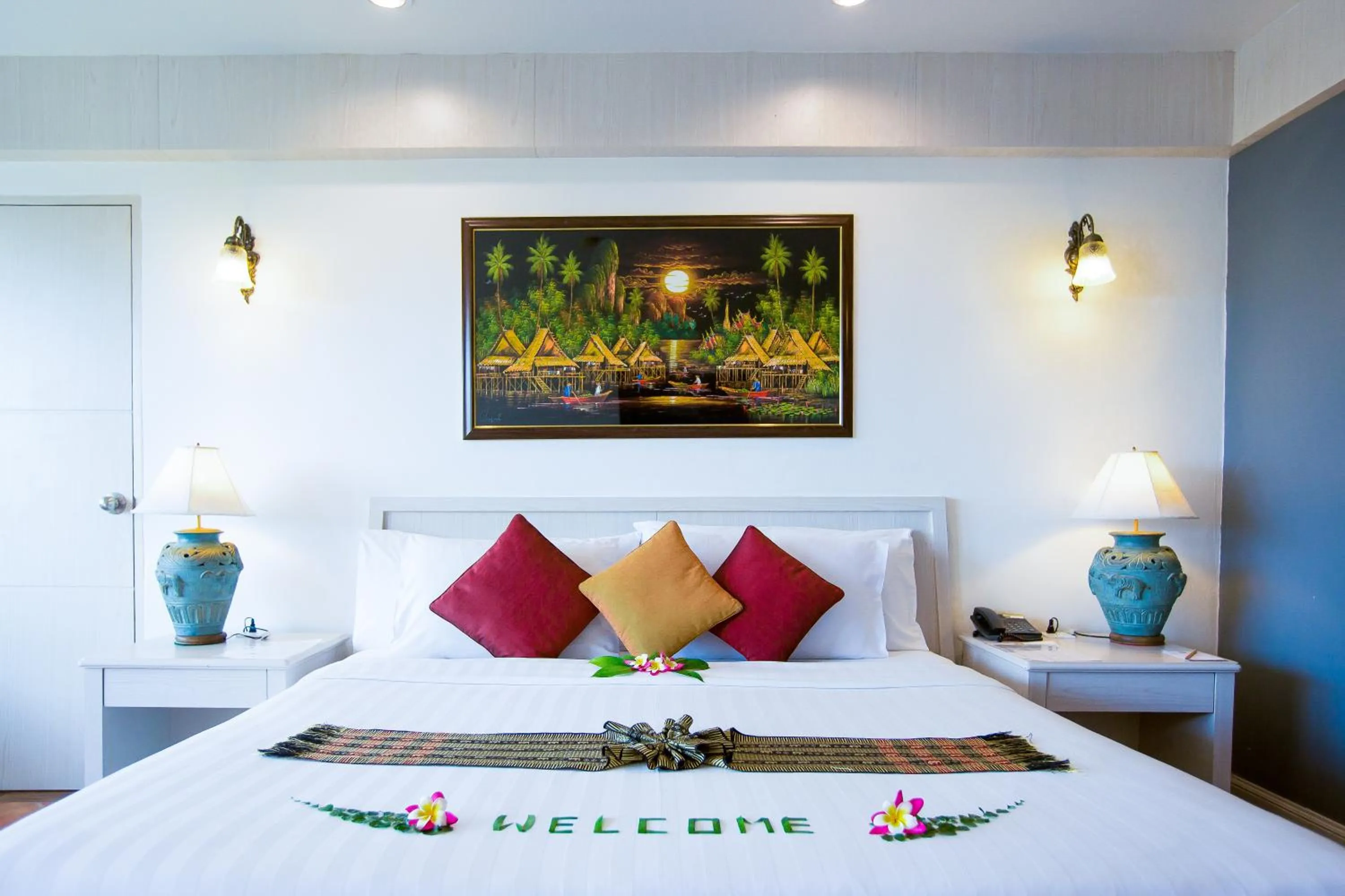 Bed in Karon Sea Sands Resort-SHA PLUS