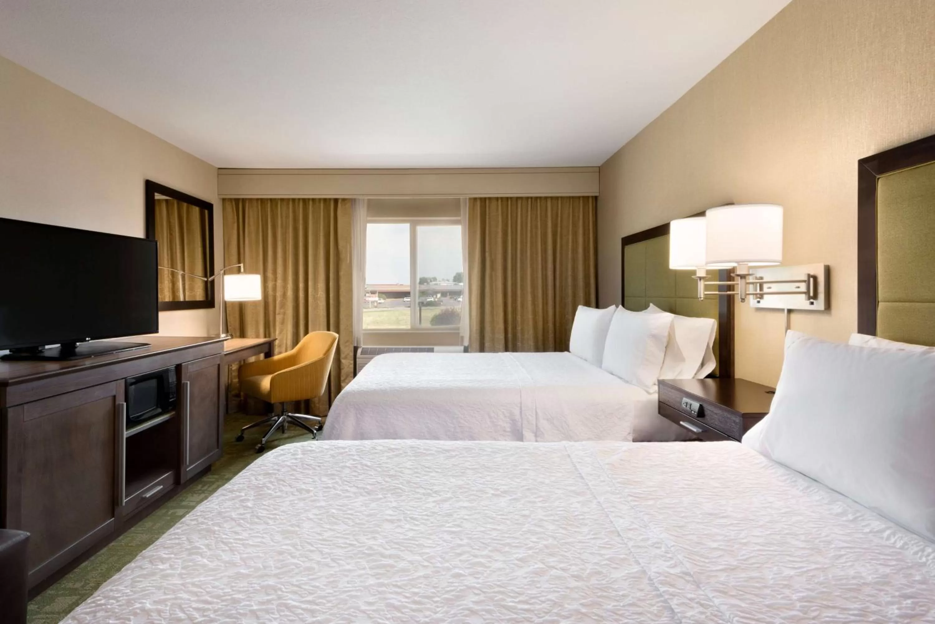 Bed in Hampton Inn Gillette