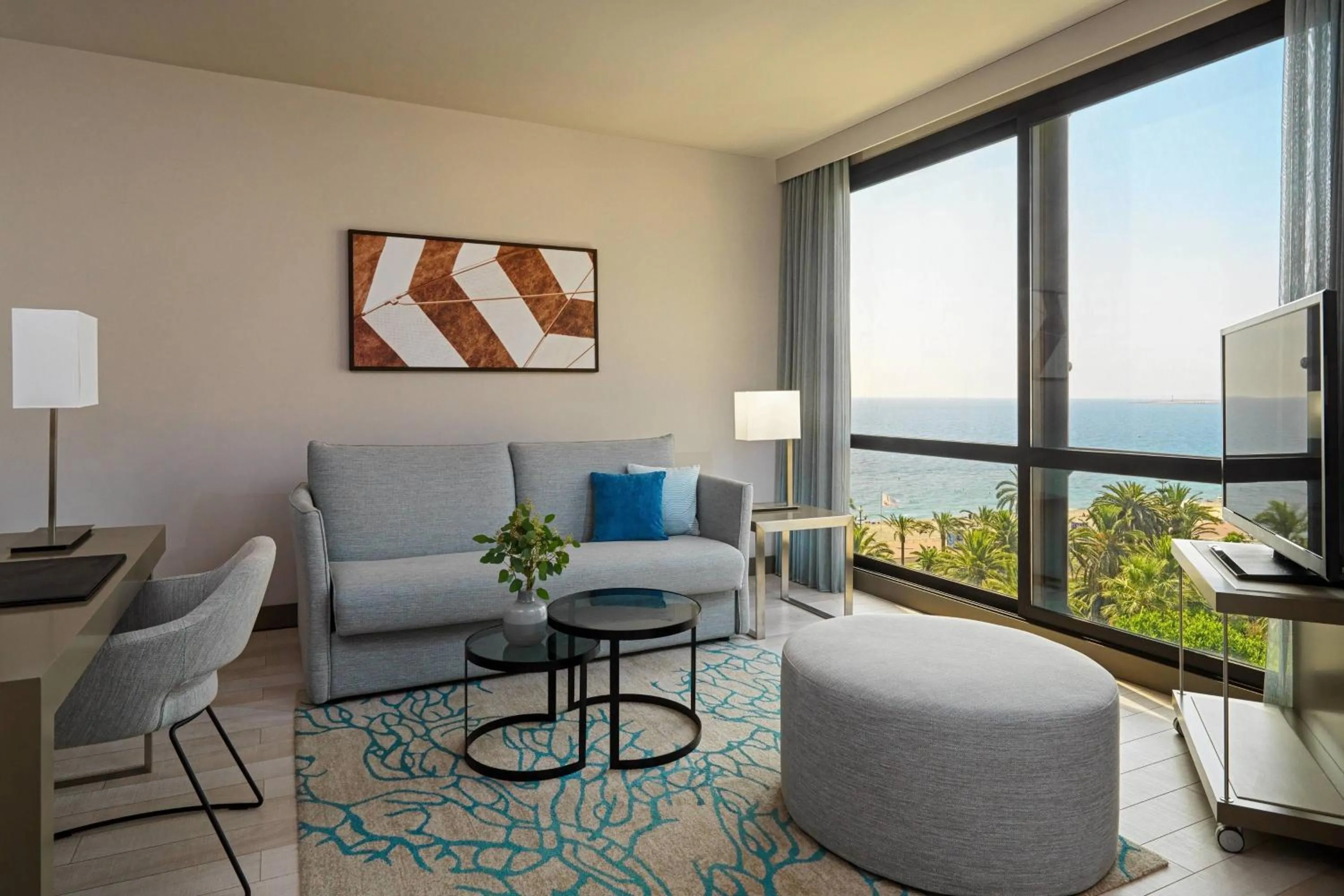 Living room in AC Hotel by Marriott Nice