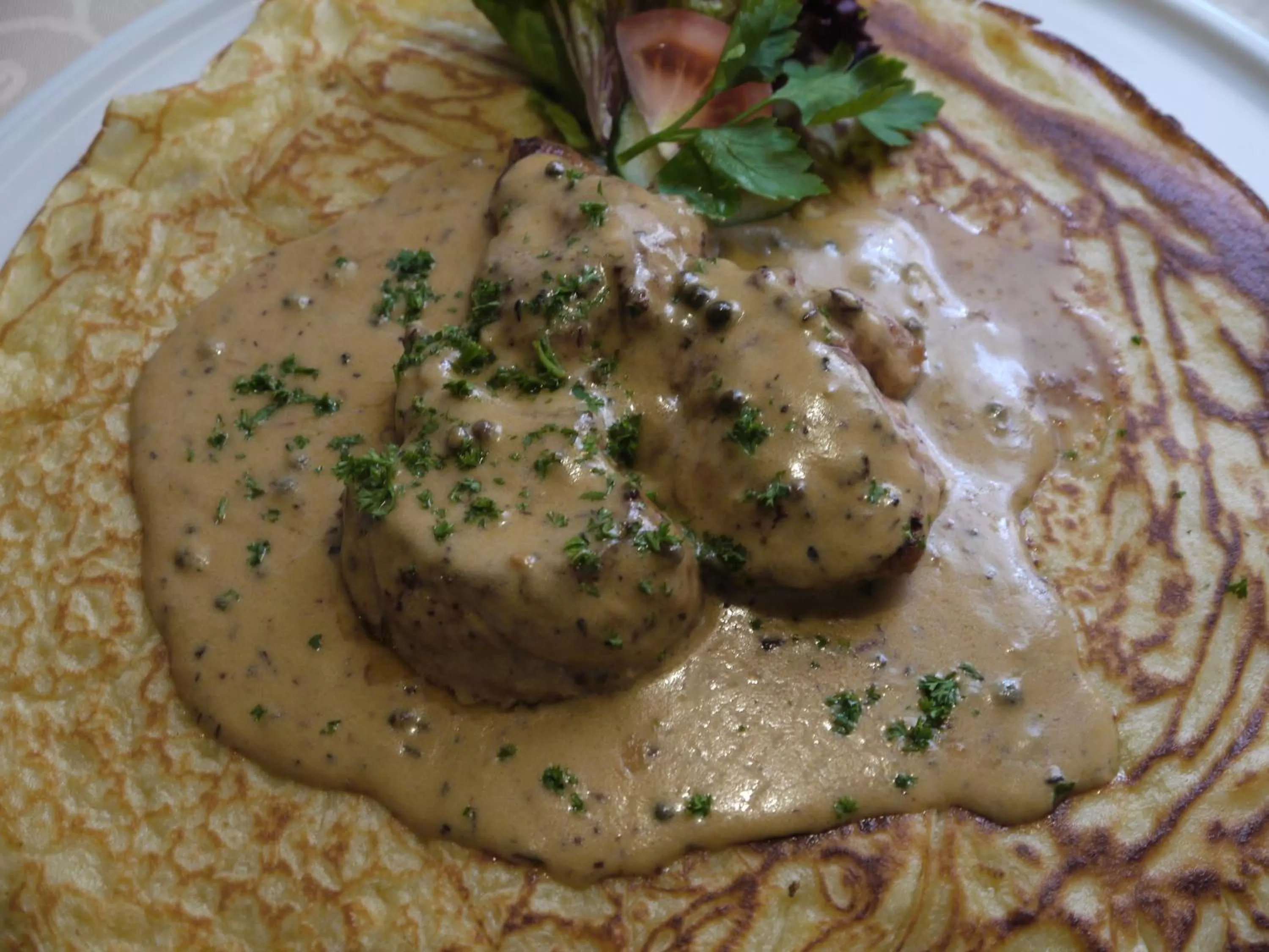 Food close-up in Hotel Engel