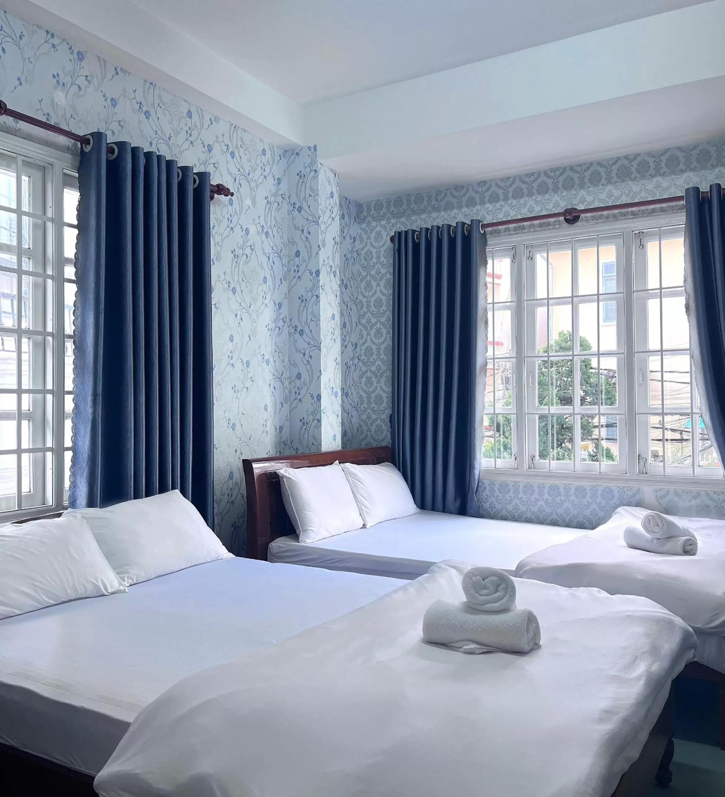 Photo of the whole room, Bed in Glory Gia Huy Hotel