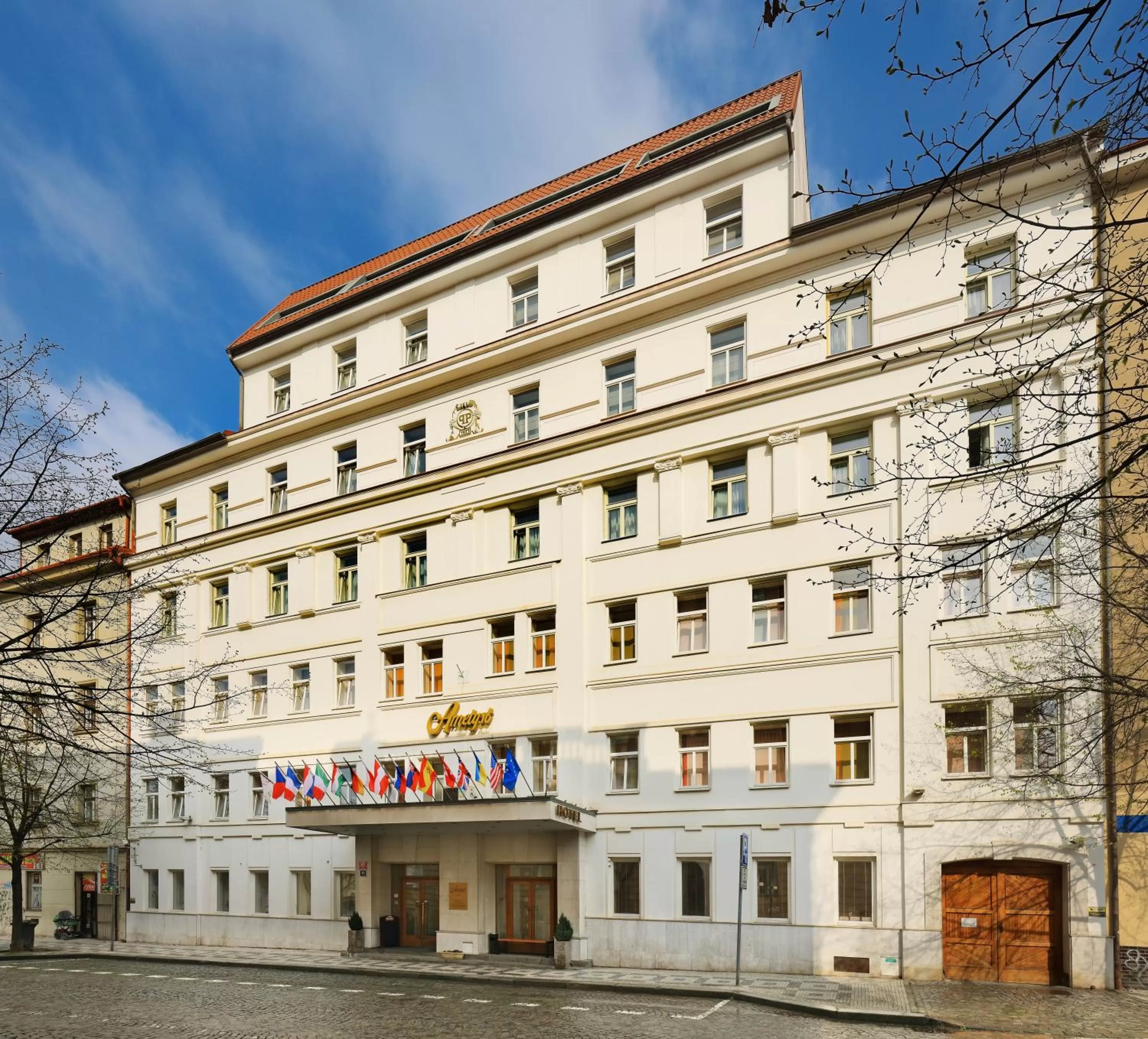Property building in Ametyst Hotel Praha