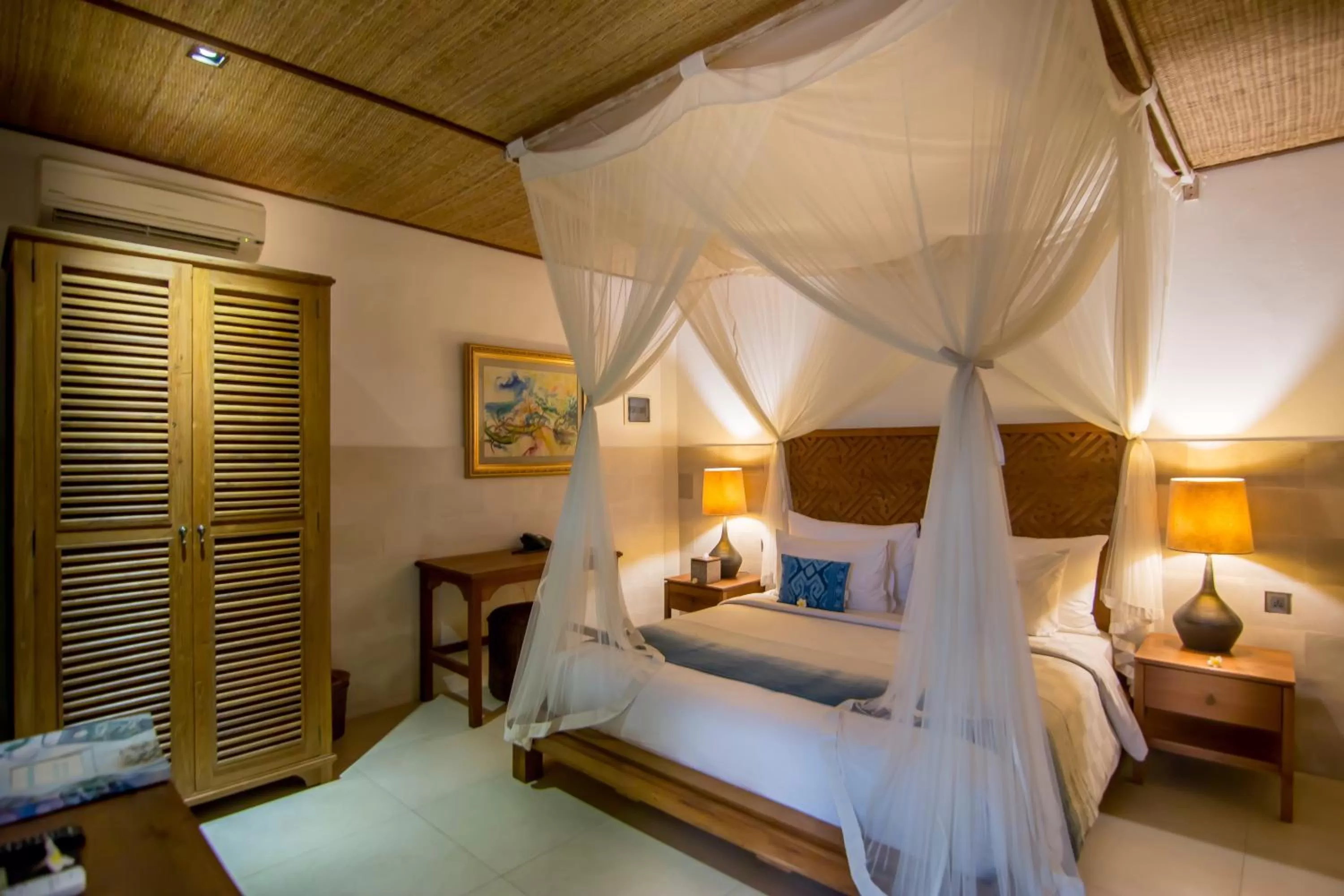 Bedroom, Bed in Ulun Ubud Resort - CHSE Certified
