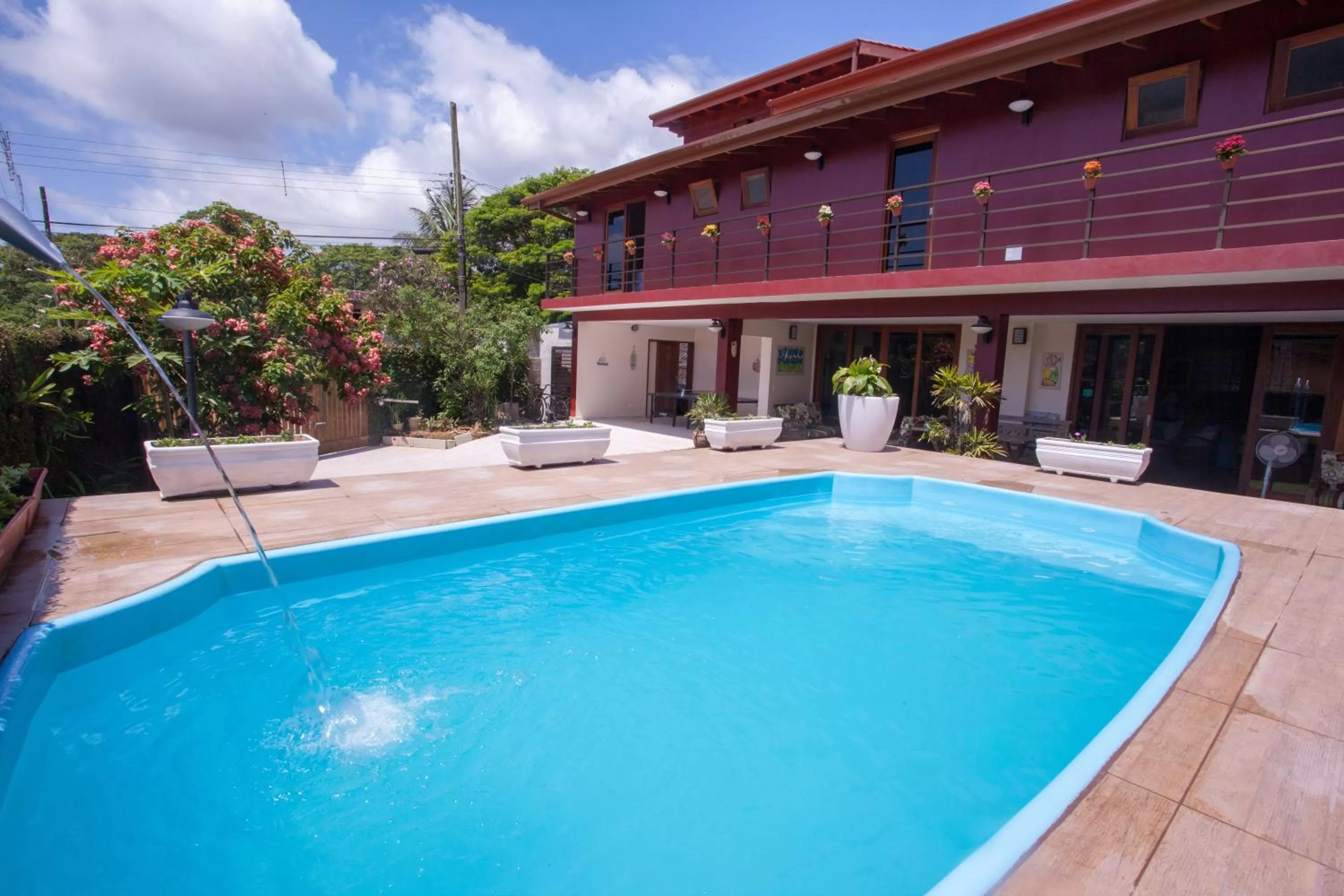 Pool view in Ubatuba Ecologic Pousada