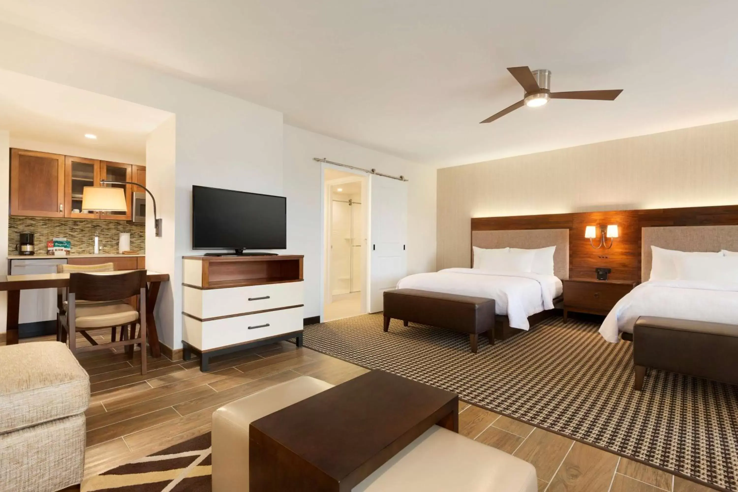 Studio Suite with Two Queen Beds - Hearing Access/Non-Smoking in Homewood Suites By Hilton Augusta Studio Suite with Two Queen Beds - Hearing Access/Non-Smoking in Homewood Suites By Hilton Augusta