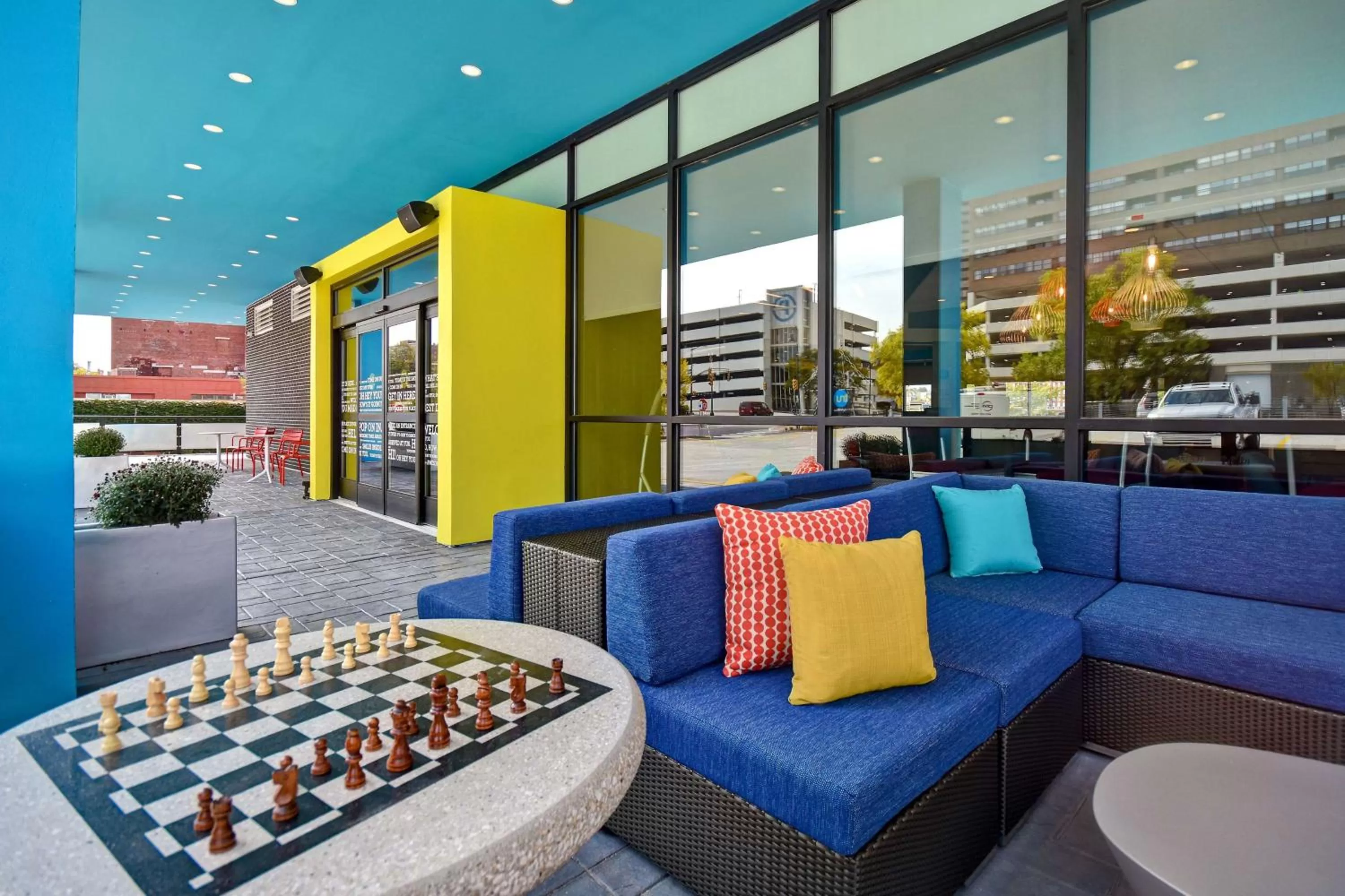 Patio in Tru By Hilton Manchester Downtown