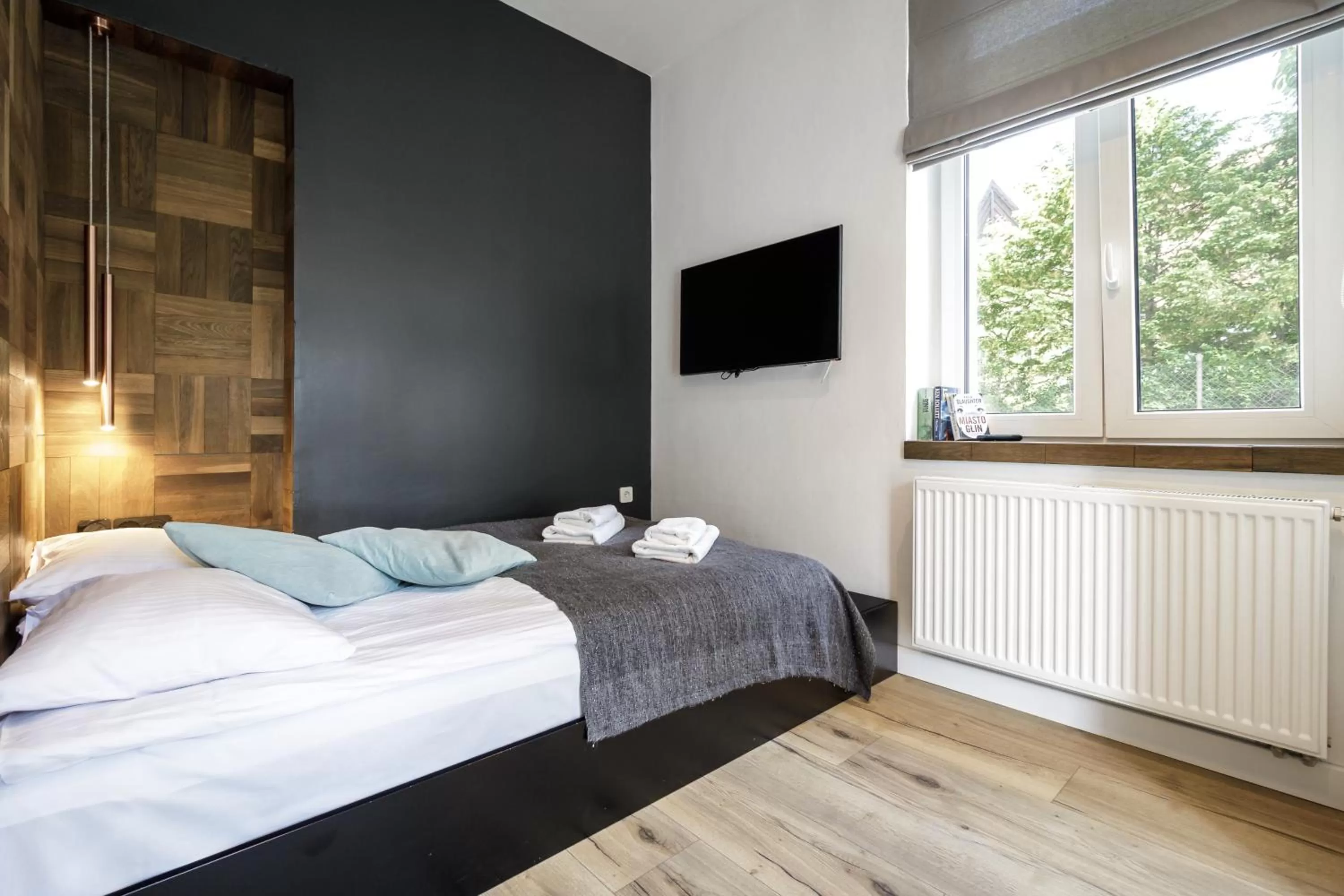 Bed in Jagiellońska Residence