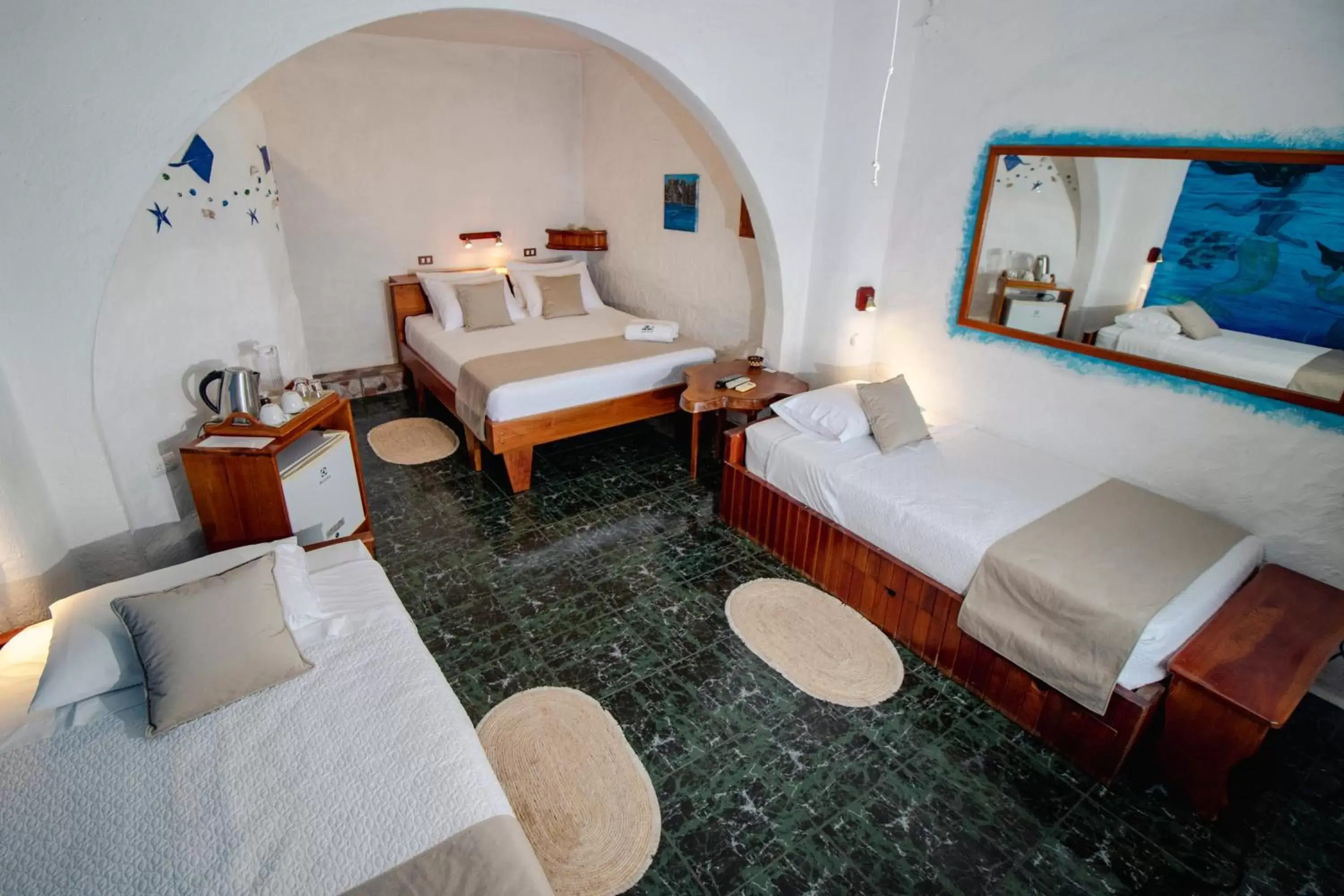 Quadruple Room with Sea View - single occupancy in Hotel Casa Blanca Quadruple Room with Sea View - single occupancy in Hotel Casa Blanca