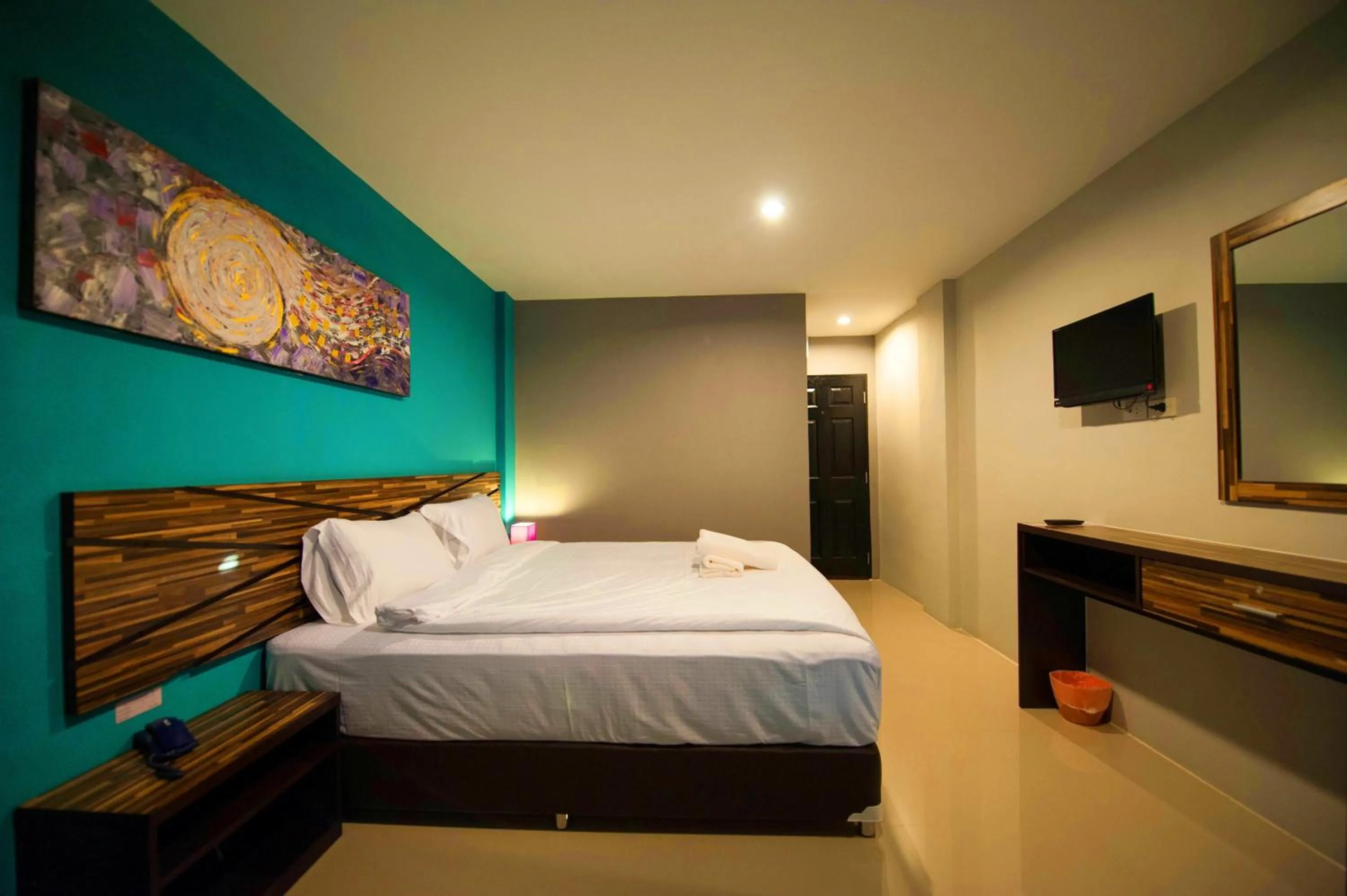 Bed in Dwella Suvarnabhumi