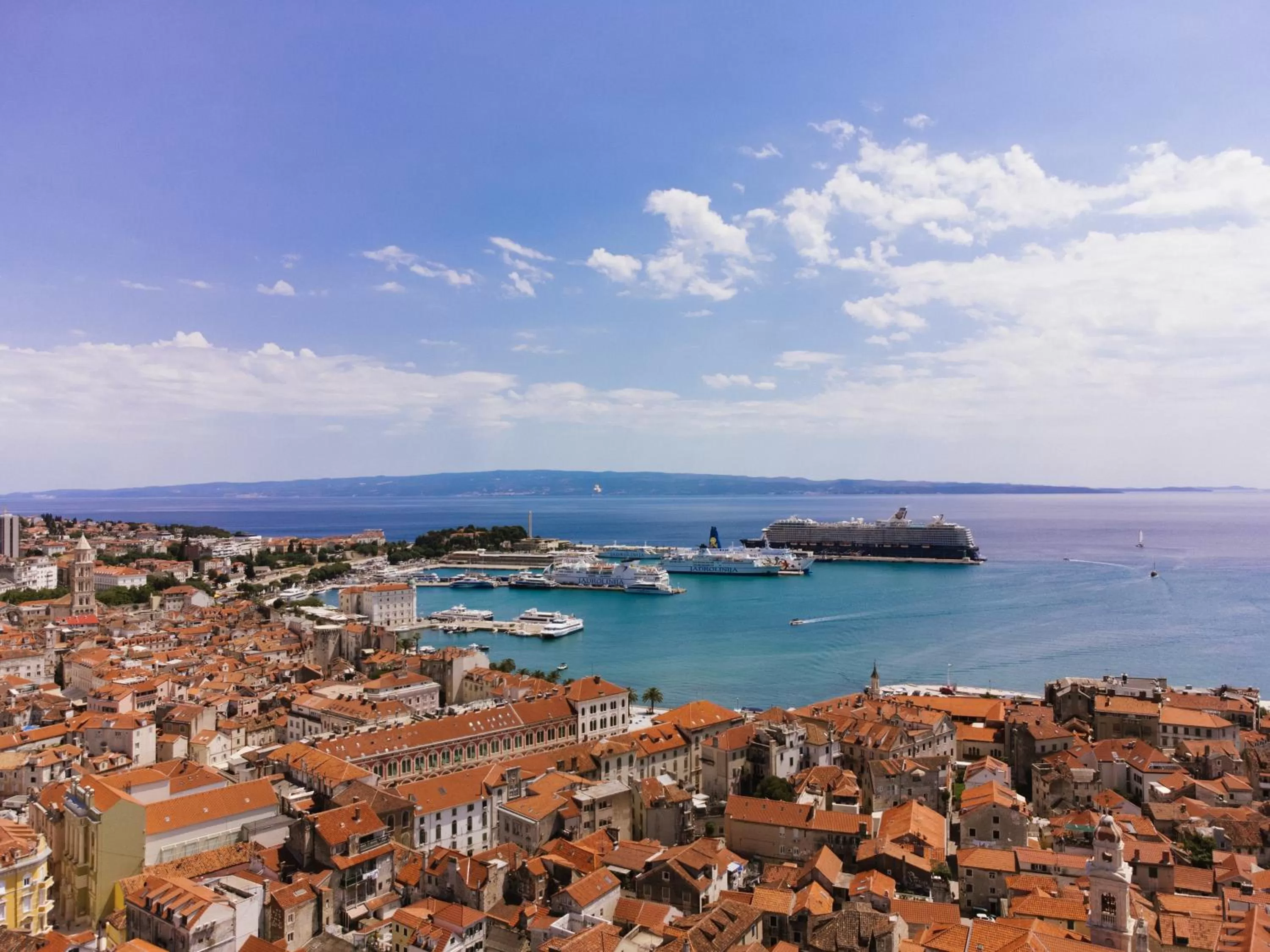 Bird's eye view in Heritage Rooms Split Olympic Dream