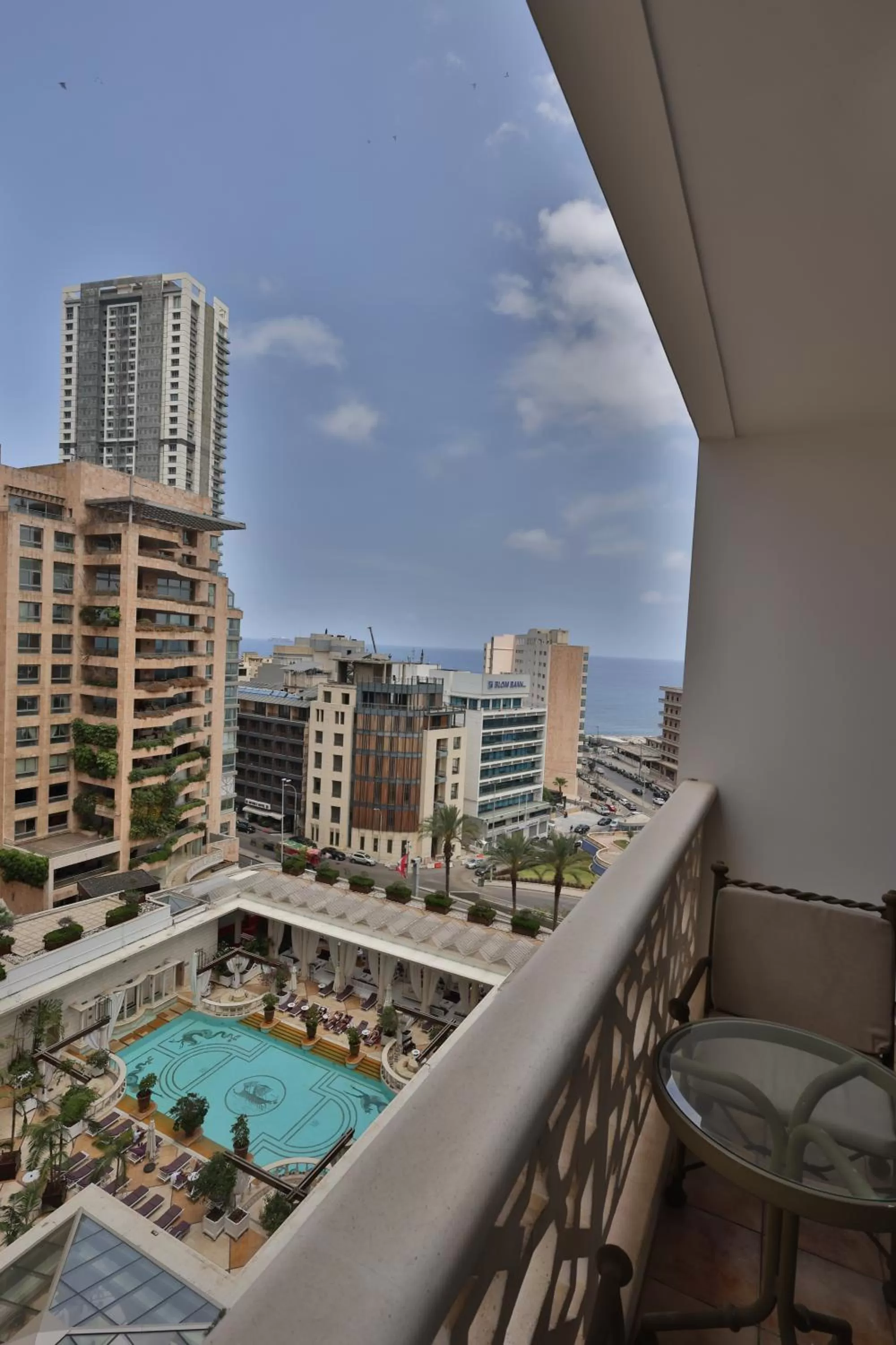 Pool view in InterContinental Phoenicia Beirut by IHG