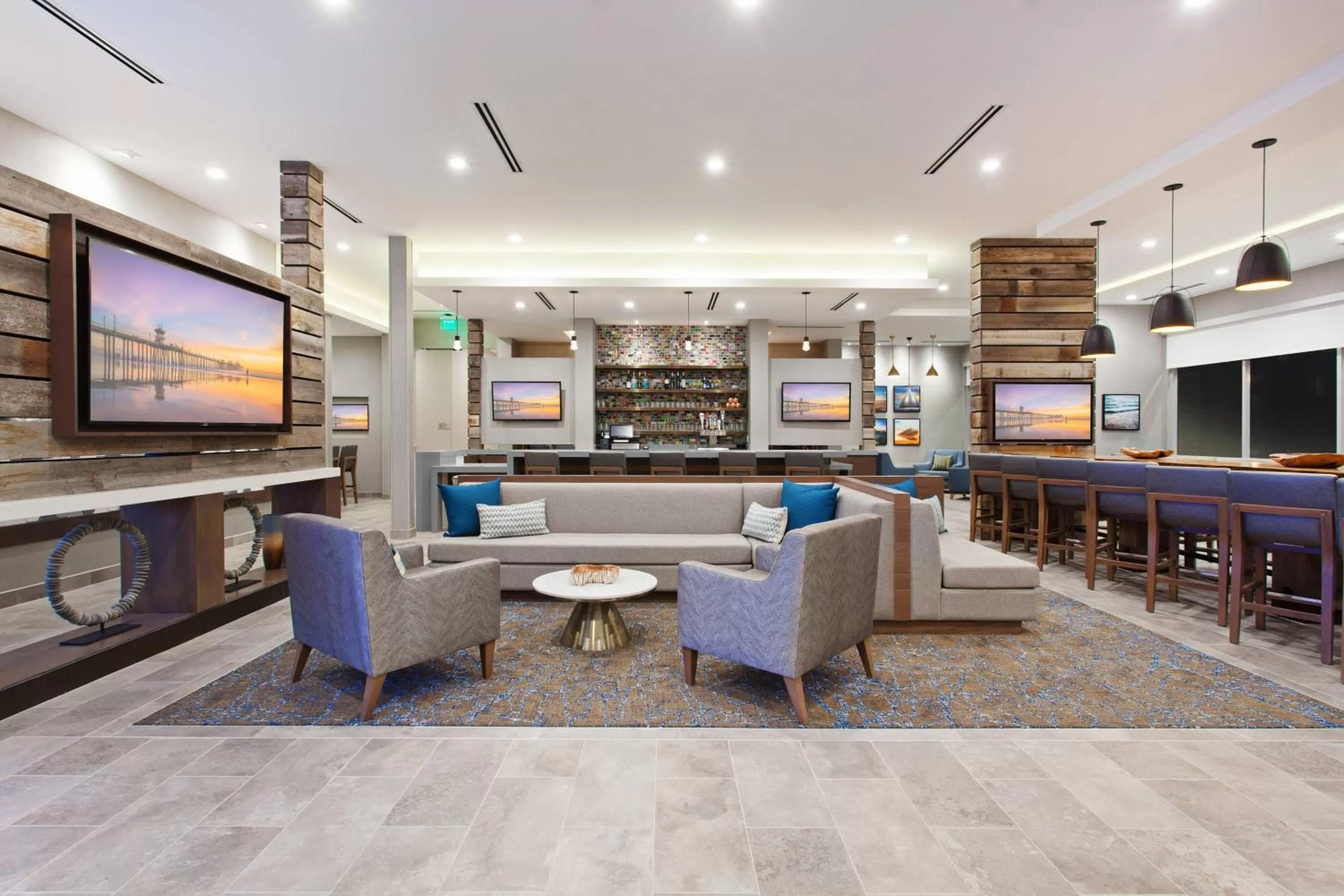 Lobby or reception in SpringHill Suites by Marriott Huntington Beach Orange County