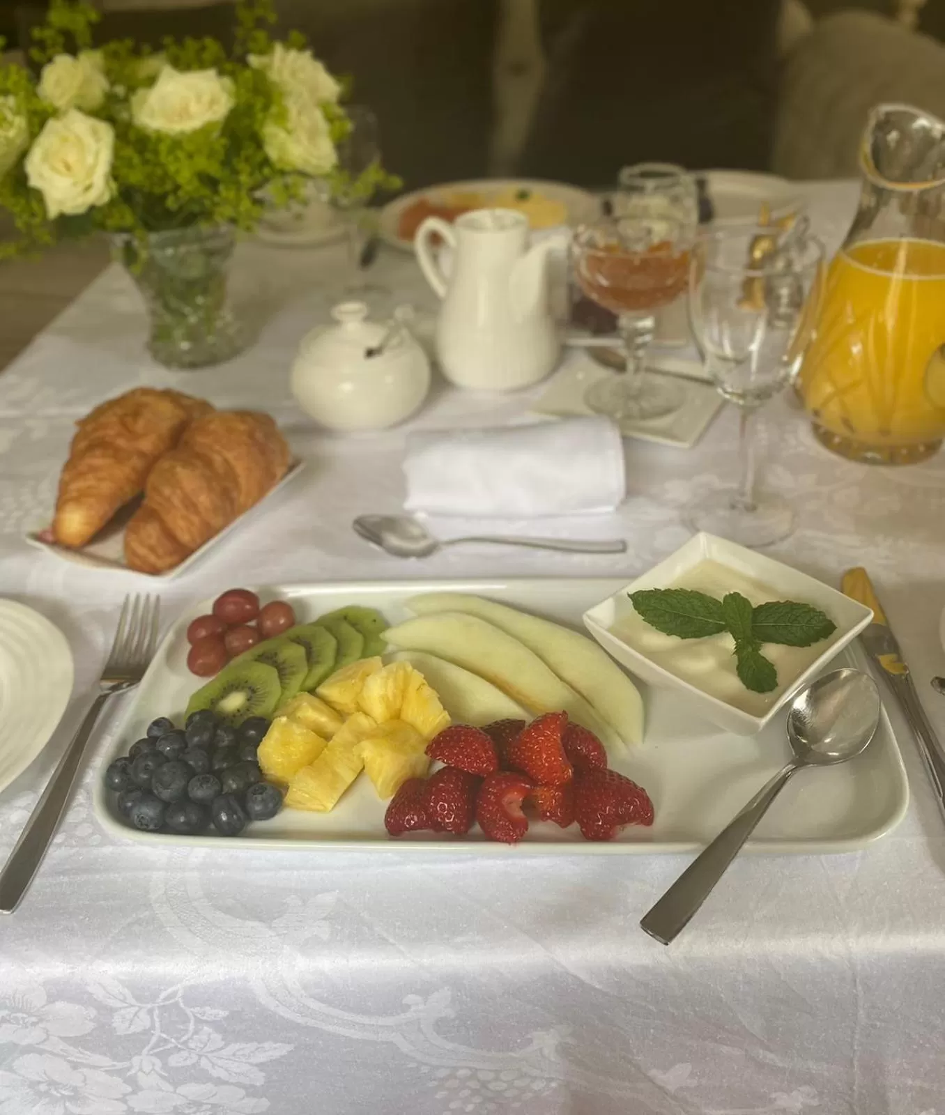 Continental breakfast, Breakfast in West End Townhouse