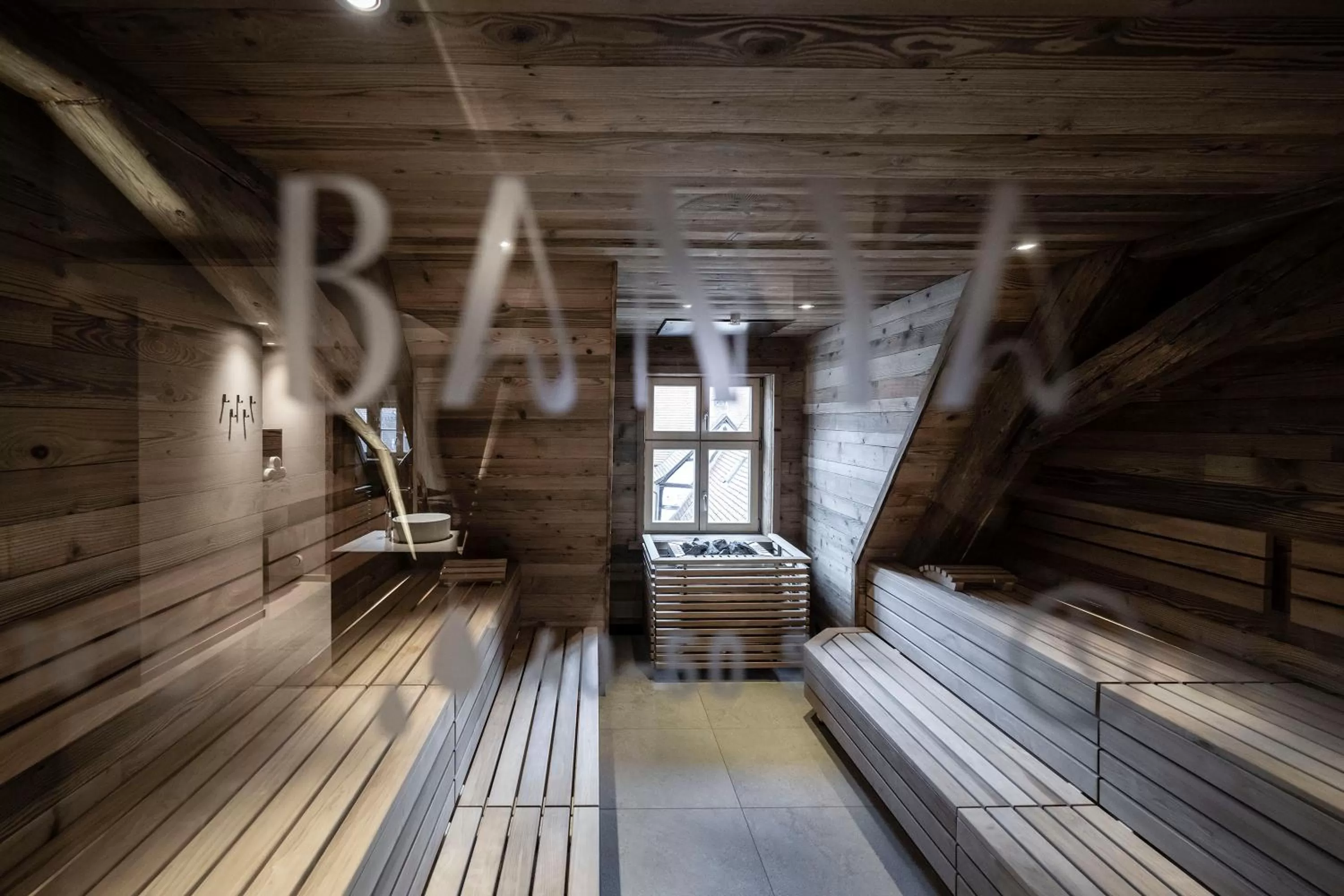 Sauna in HOTEL & SPA Goldene Rose