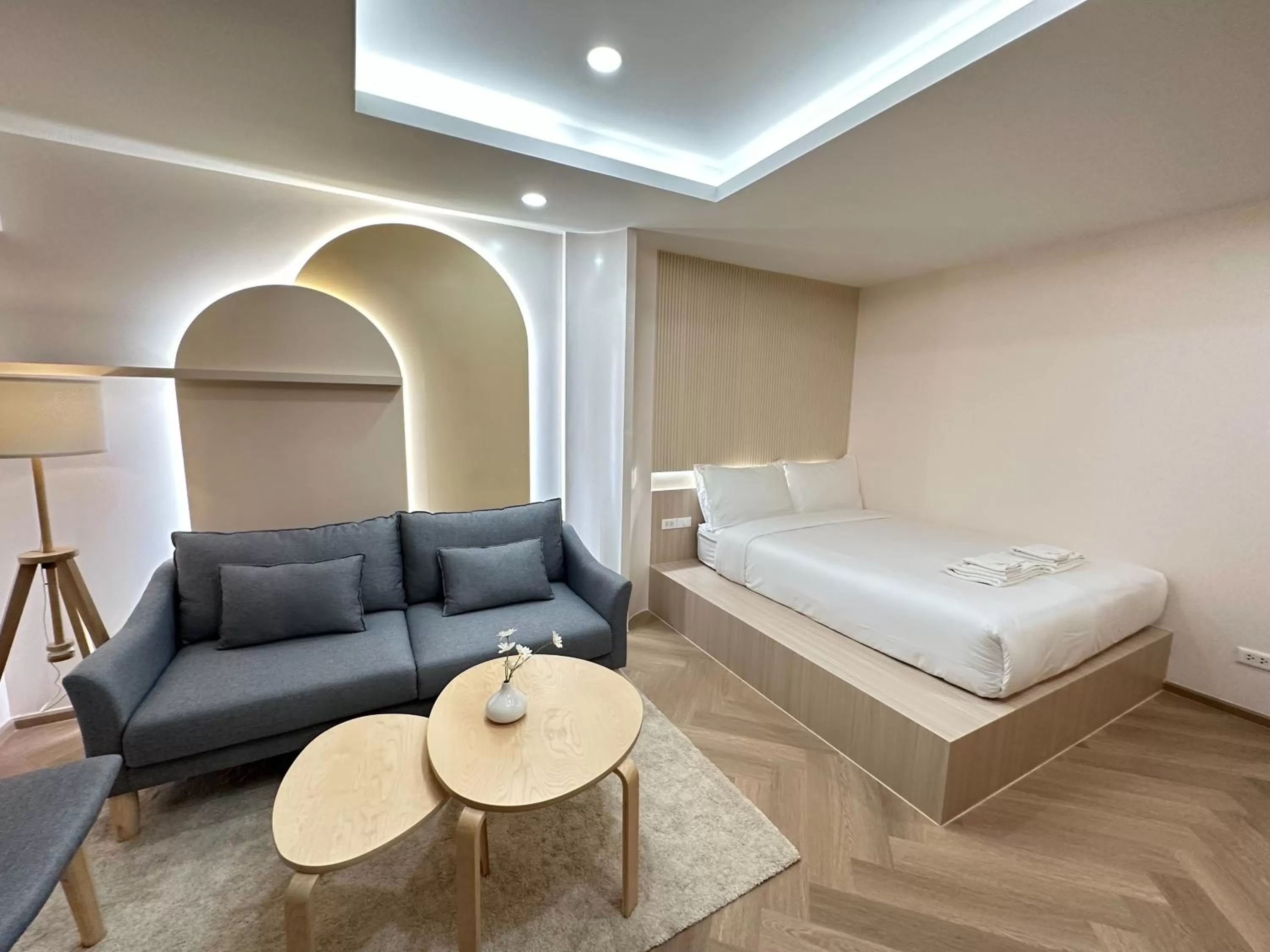 Bed in Ascella Bangkok Hotel