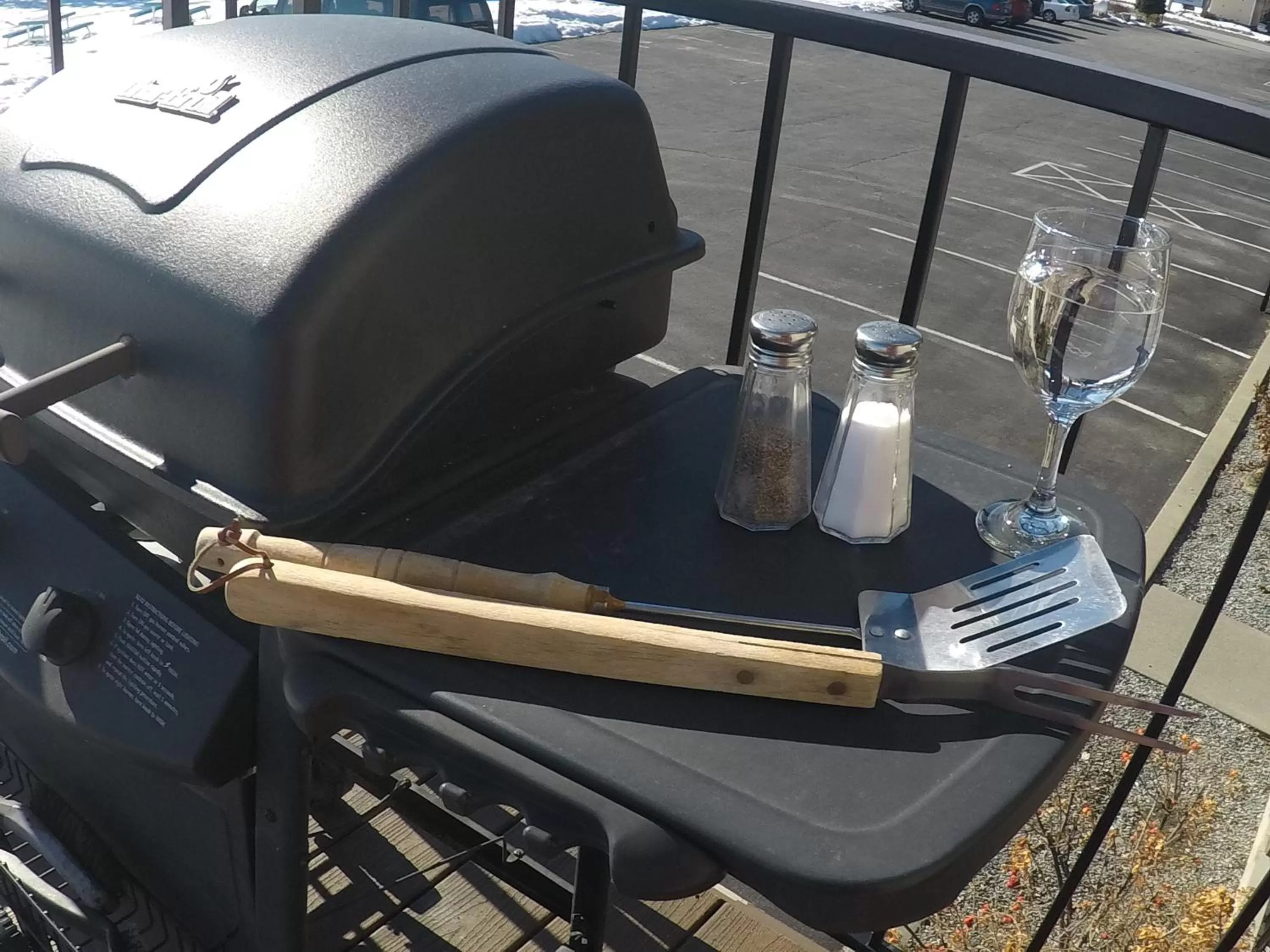 BBQ facilities in Mountain View Lodge