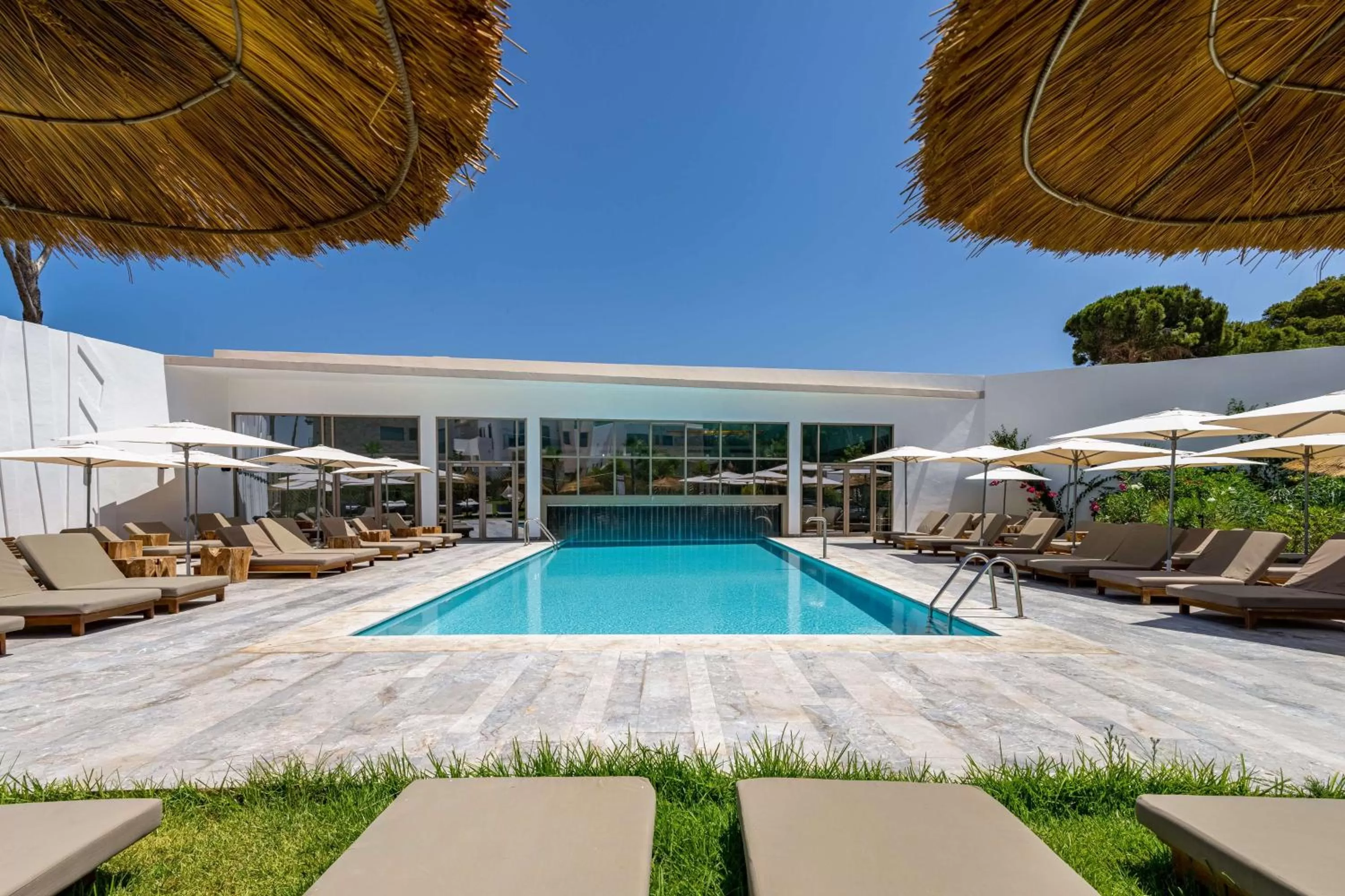 Pool view in Radisson Blu Resort Al Hoceima