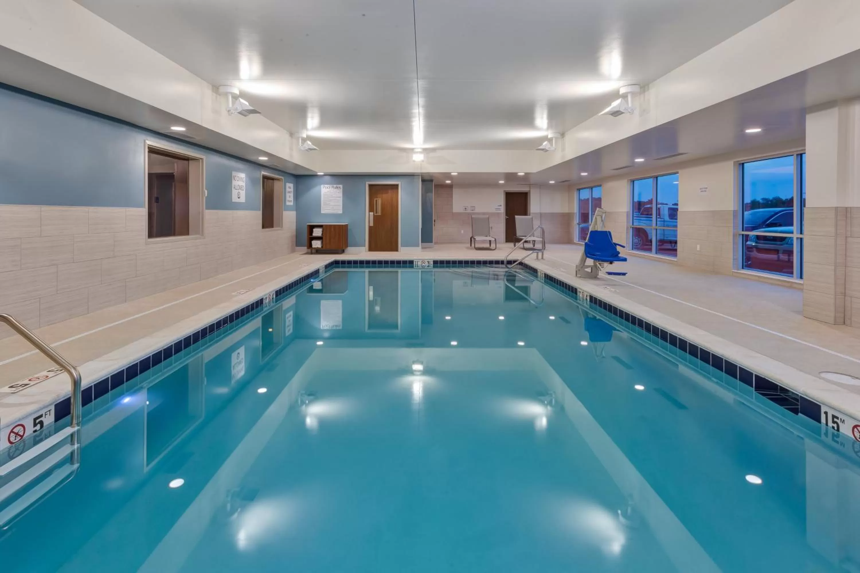 Swimming pool in Holiday Inn Express & Suites - Cedar Springs - Grand Rapids N by IHG