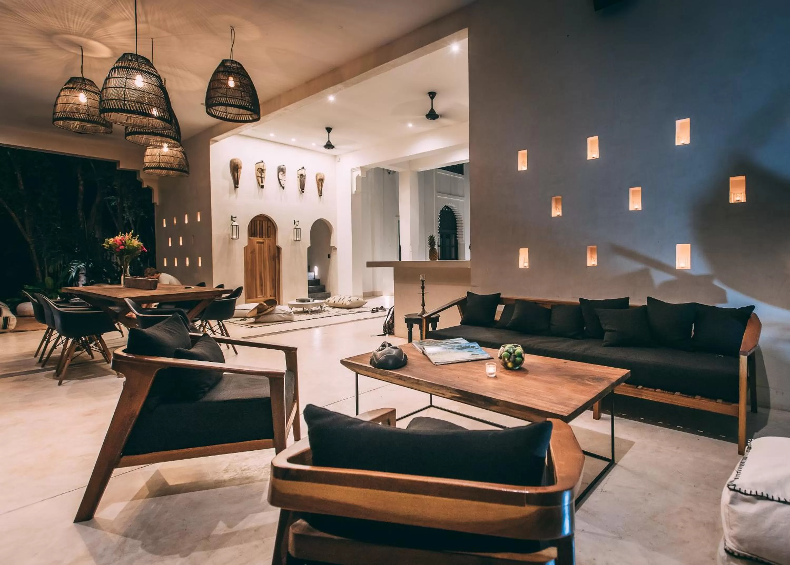 Living room, Restaurant/Places to Eat in Ambre & Epices Jungle Hotel & Spa