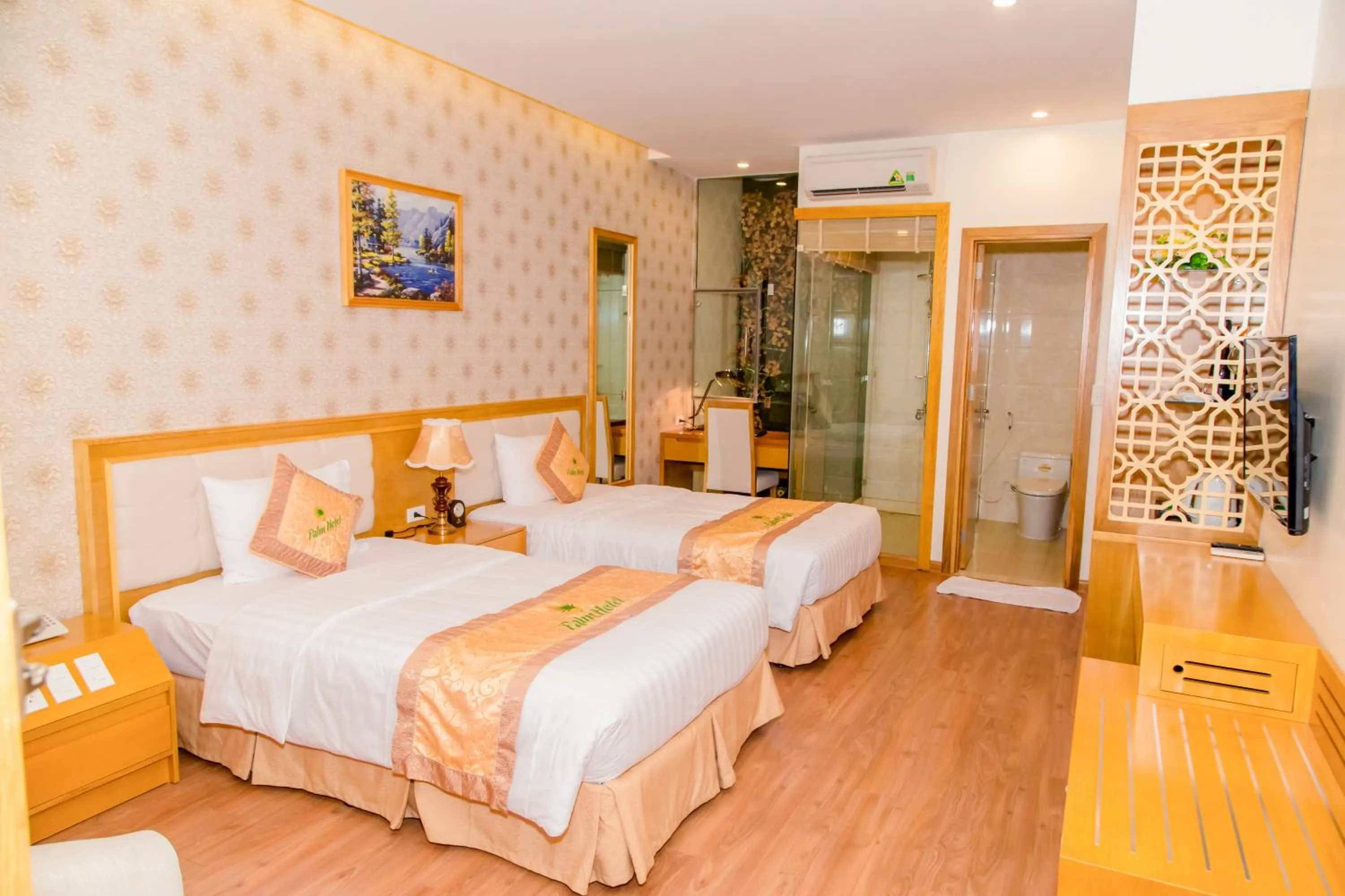 Bedroom, Bed in Palm Hotel Thanh Hoa
