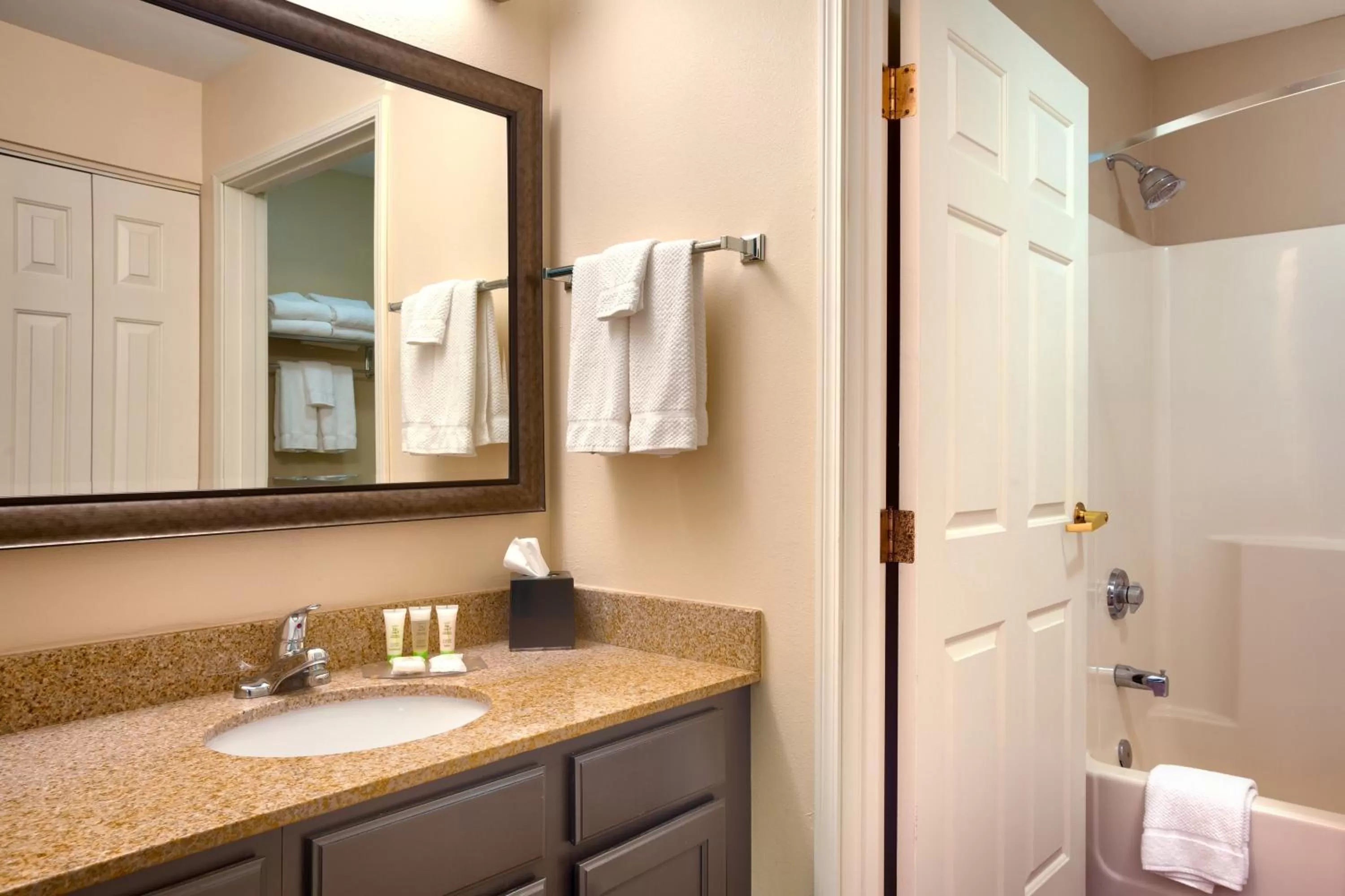 Bathroom in Staybridge Suites Peoria Downtown by IHG