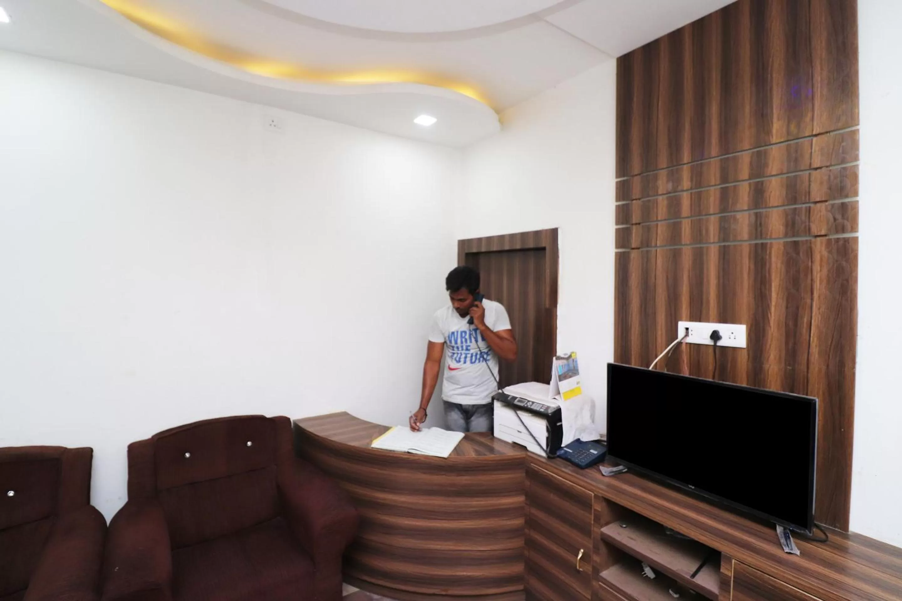 Lobby or reception in Hotel Vijay