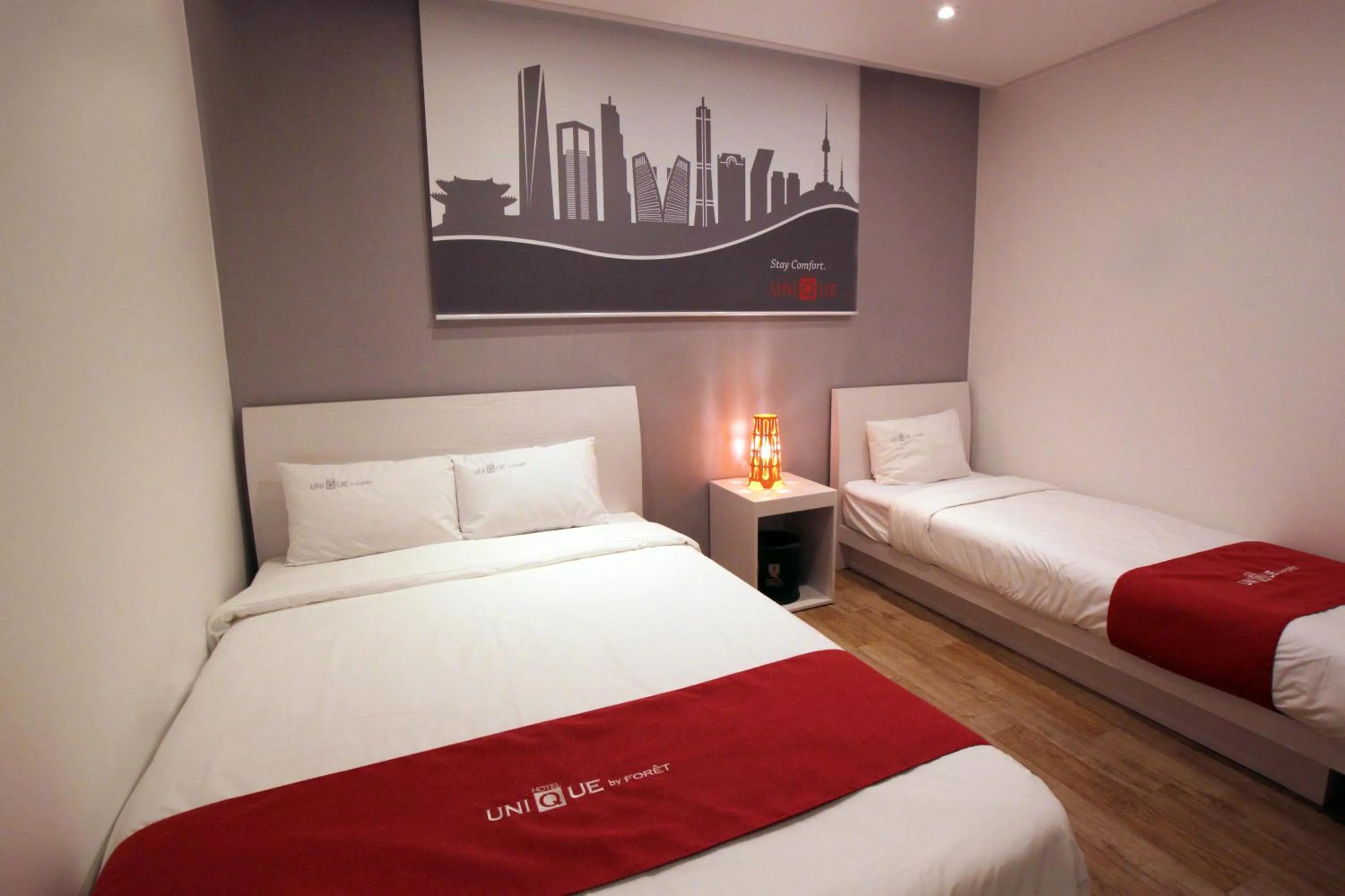 Bed in Jn Park Hotel Dongdaemun