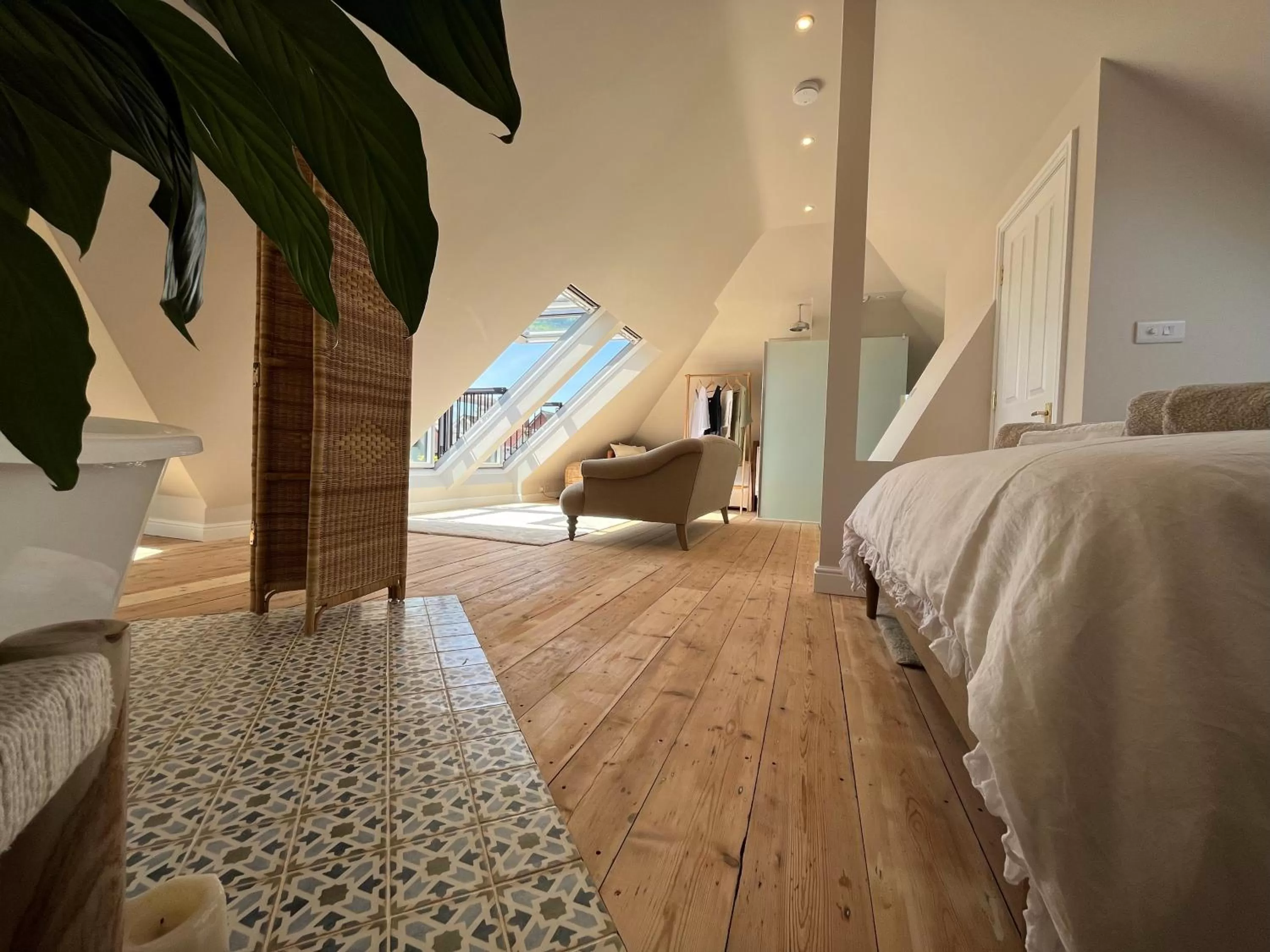 Living room, Bed in Hedgebank