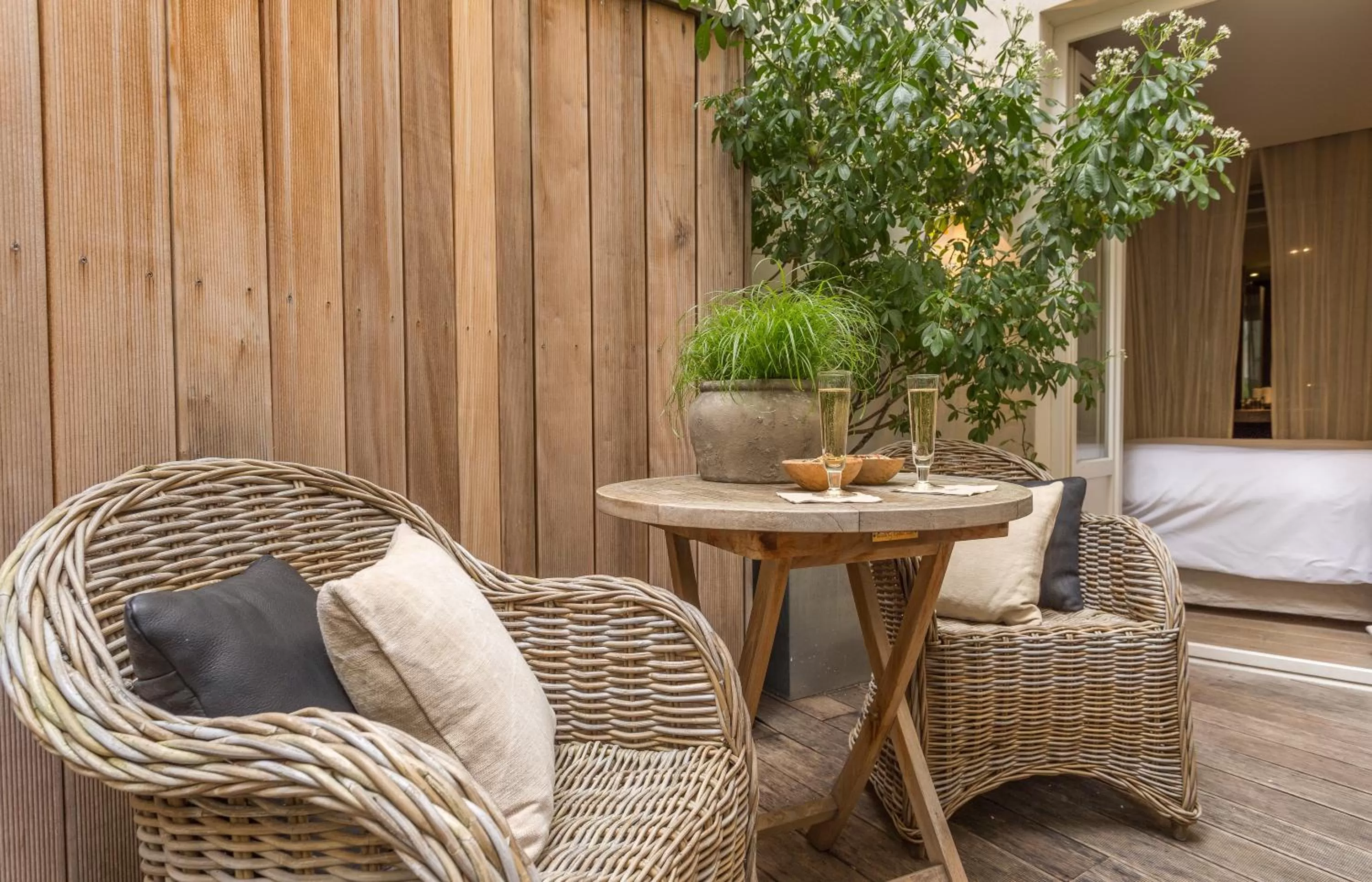 Seating area in Hidden Hotel