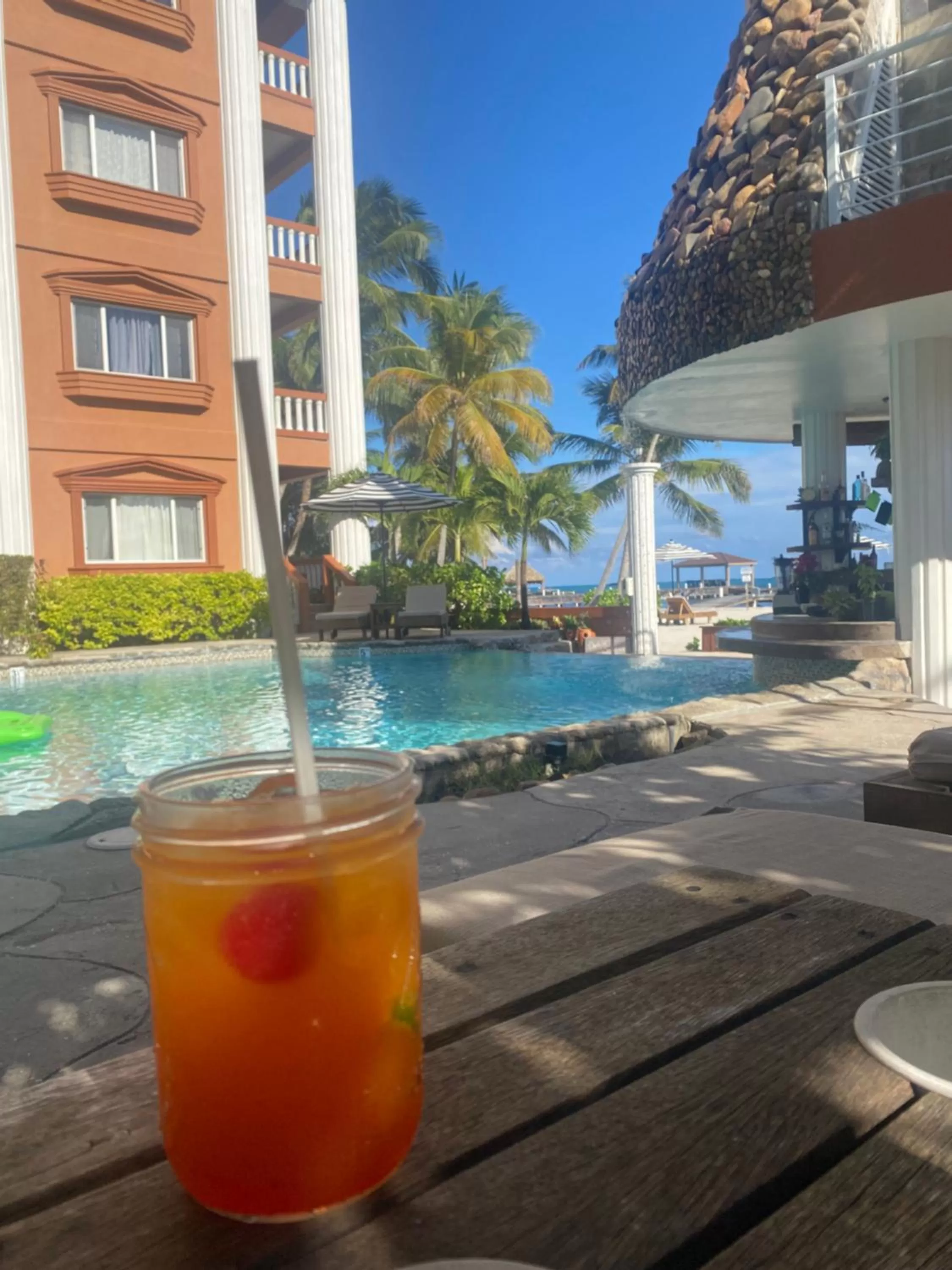 Swimming pool in Lighthouse Beach Villas
