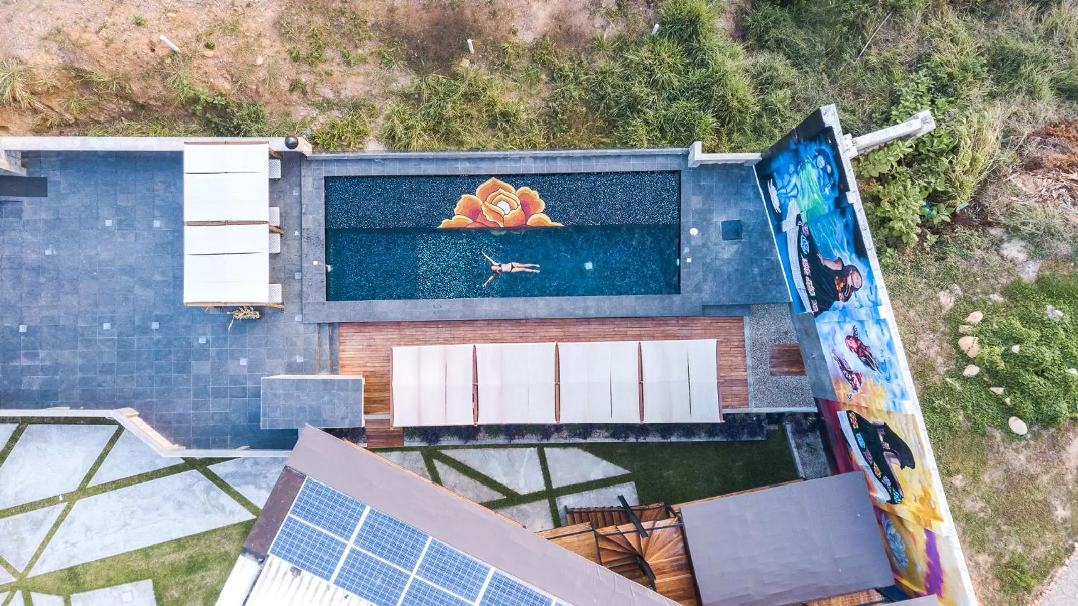 Patio, Pool View in Cabane Container Boutique Hotel