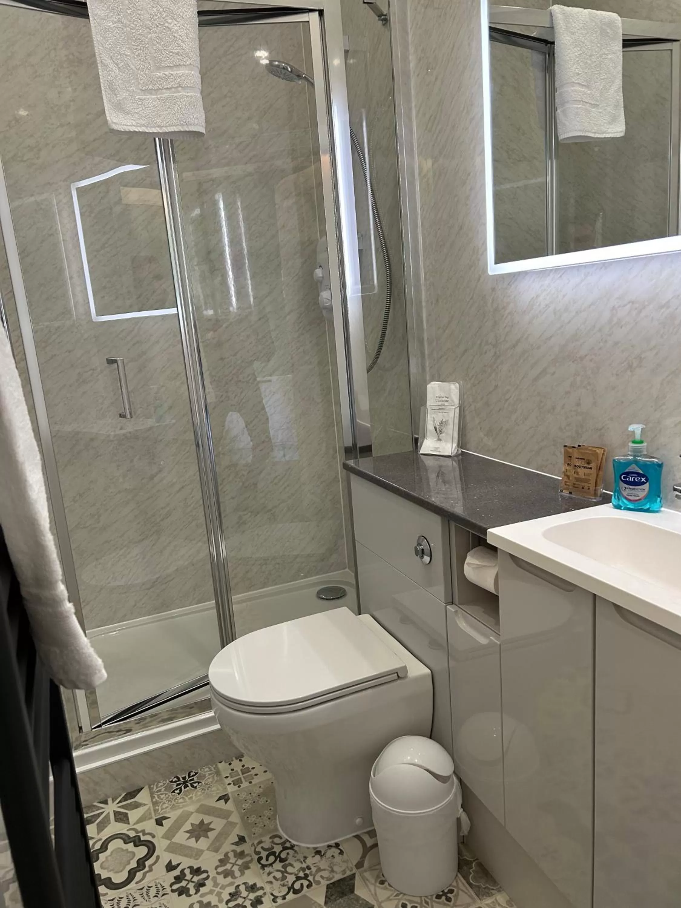 Shower in West End Guest House