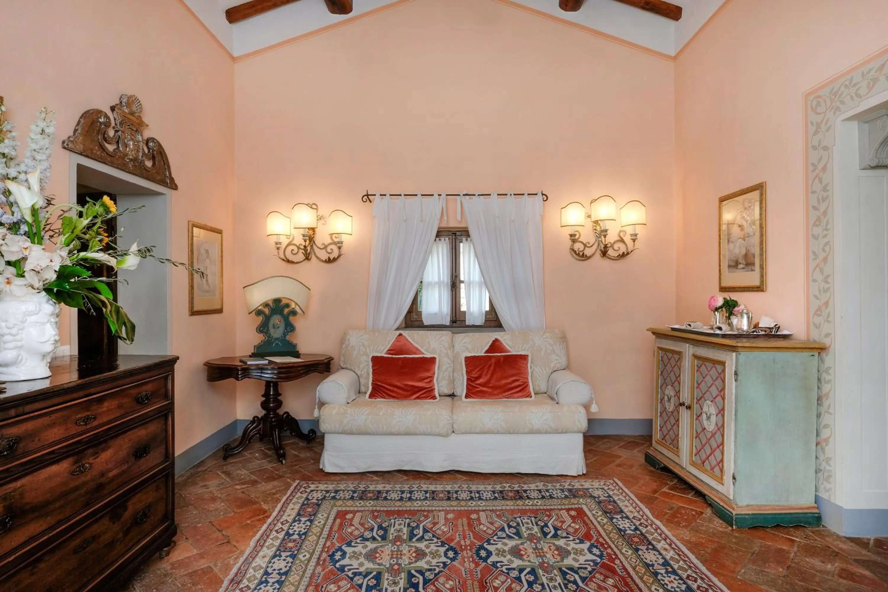 Living room in Il Falconiere Relais & Spa