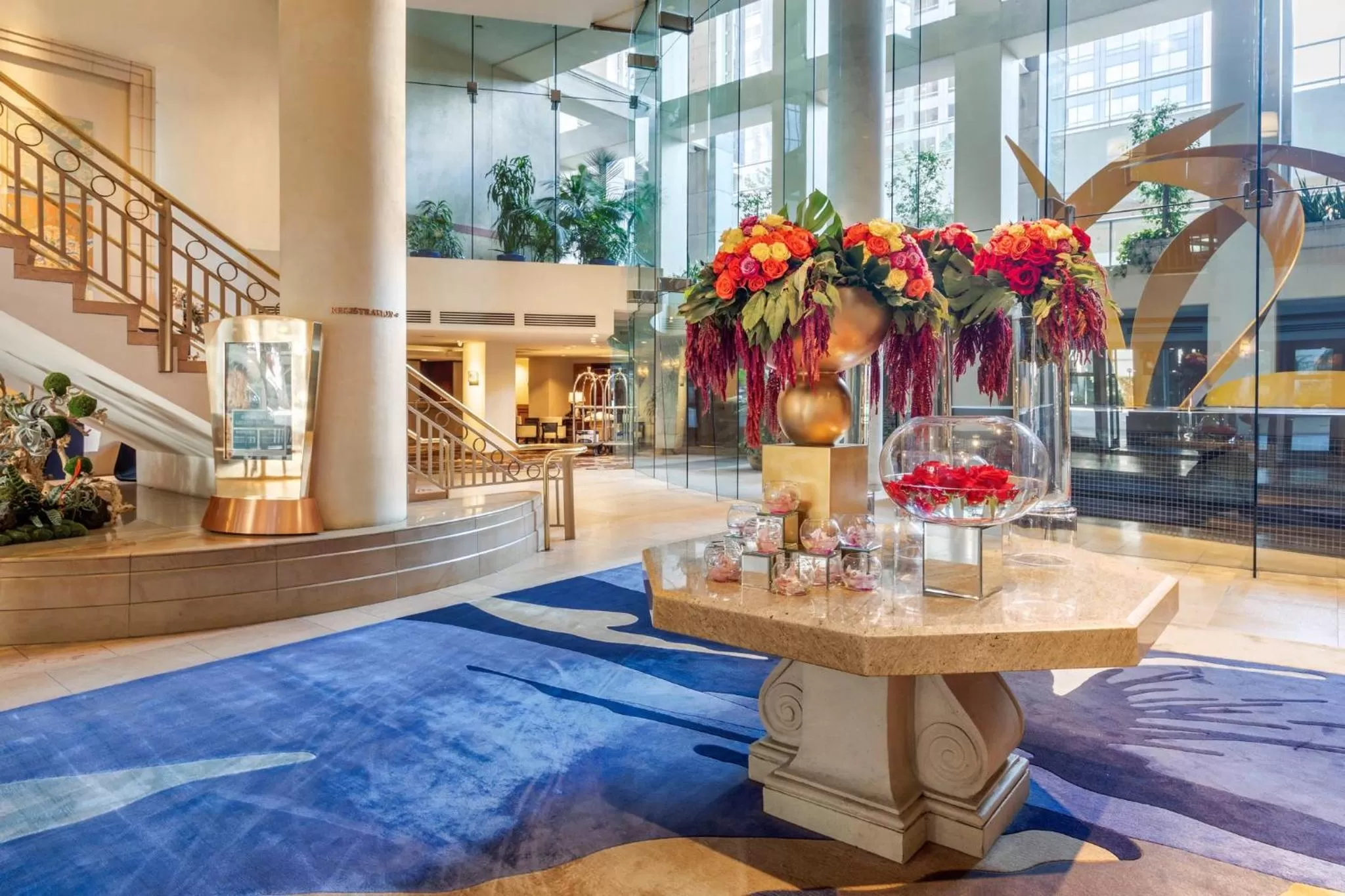 Lobby or reception in Omni Los Angeles Hotel