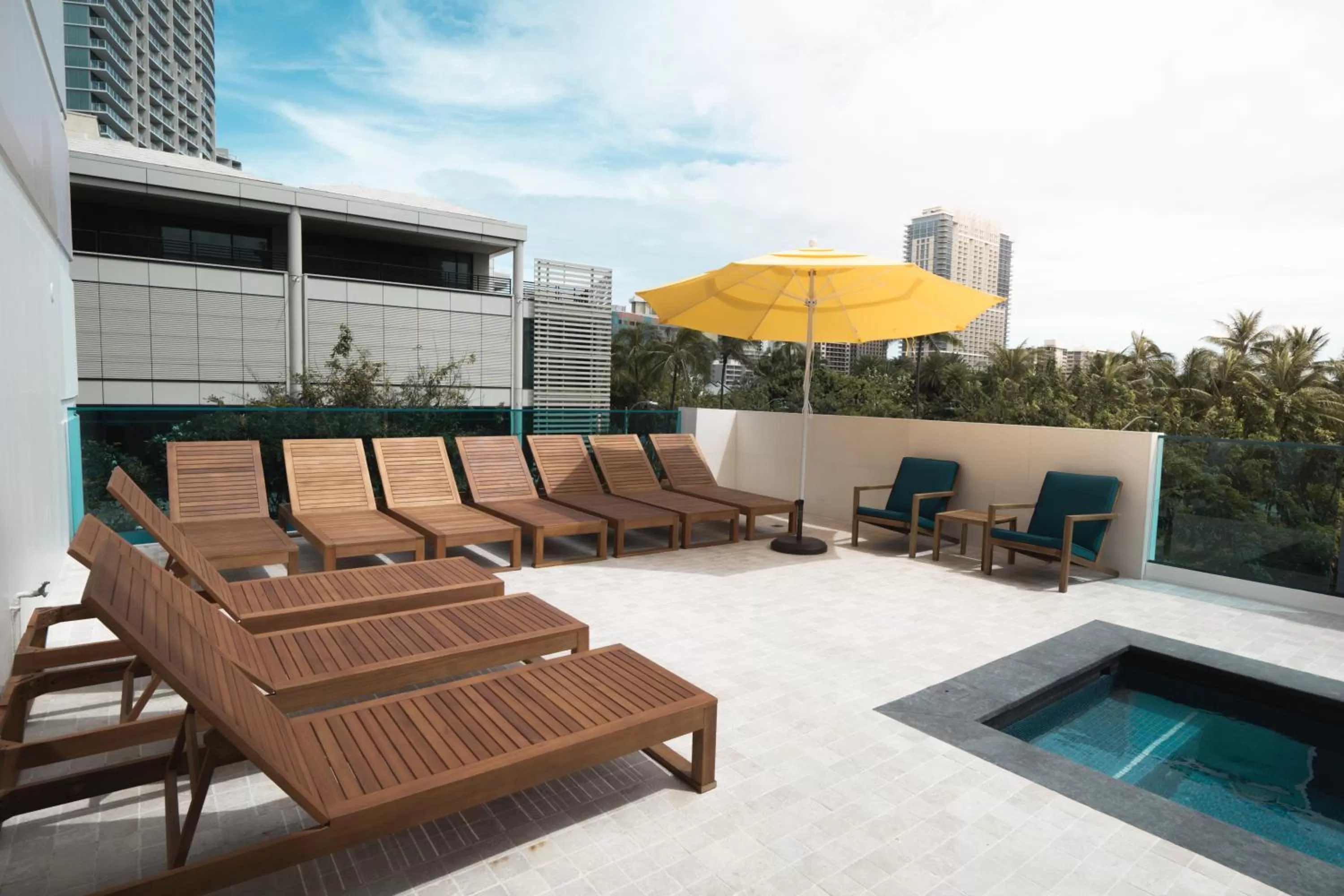 Swimming pool in Hotel La Croix