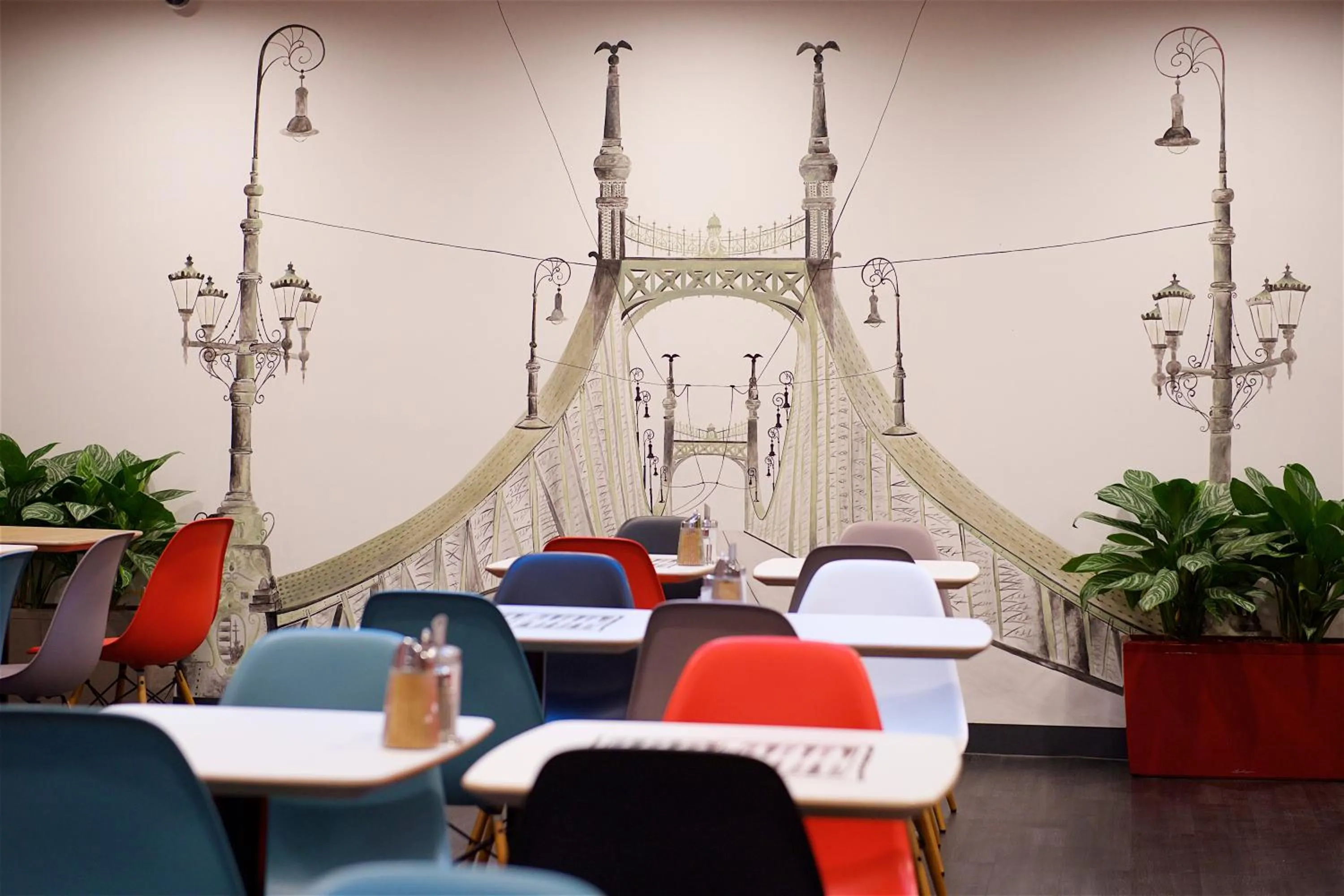 Buffet breakfast in Ibis Budapest Centrum