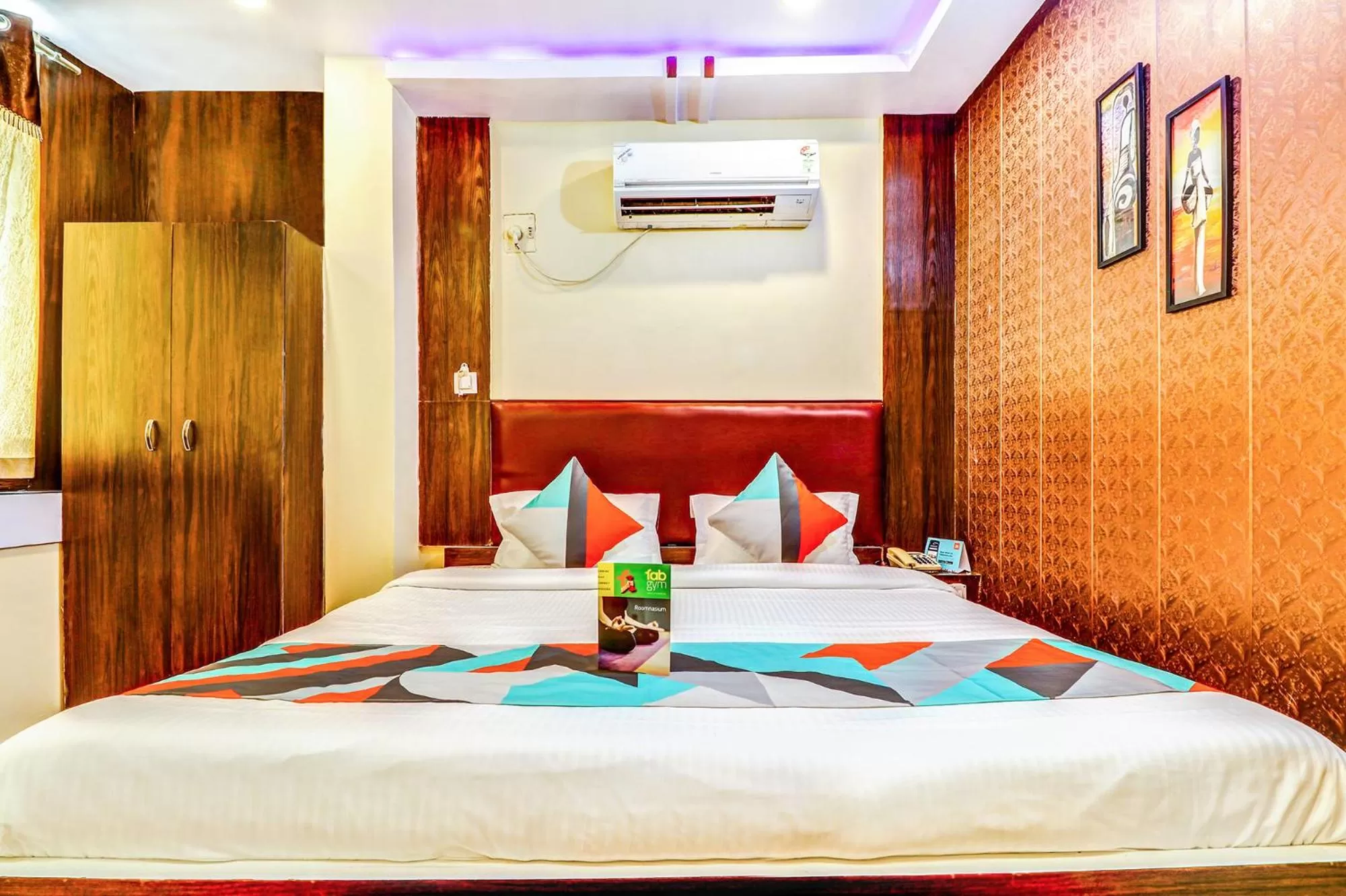 Bedroom, Bed in FabHotel Gazal Residency Mahanagar