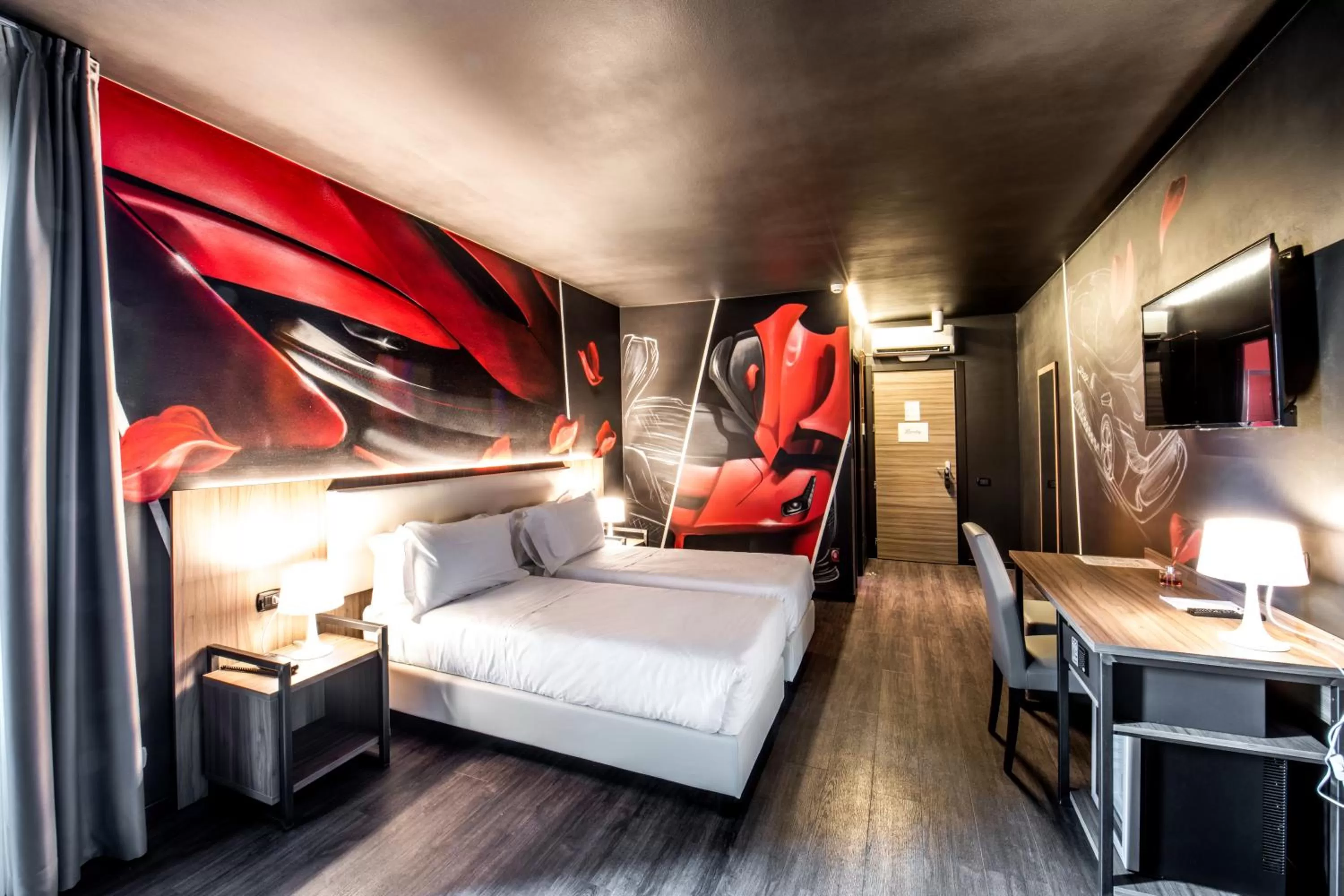 Bed in Muraless Art Hotel - WorldHotels Crafted