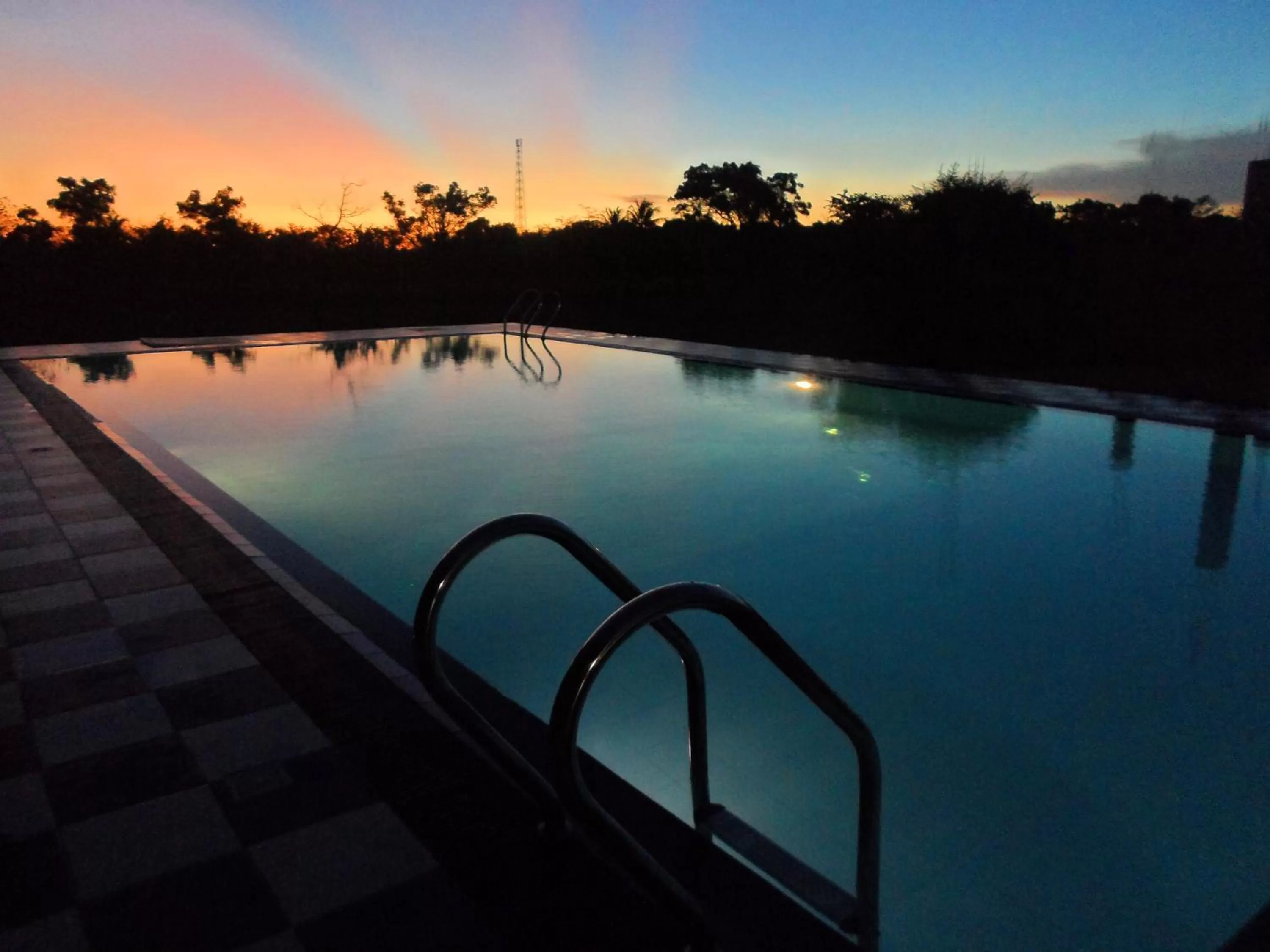 Pool view in Eco Hotel Black & White - Anuradhapura
